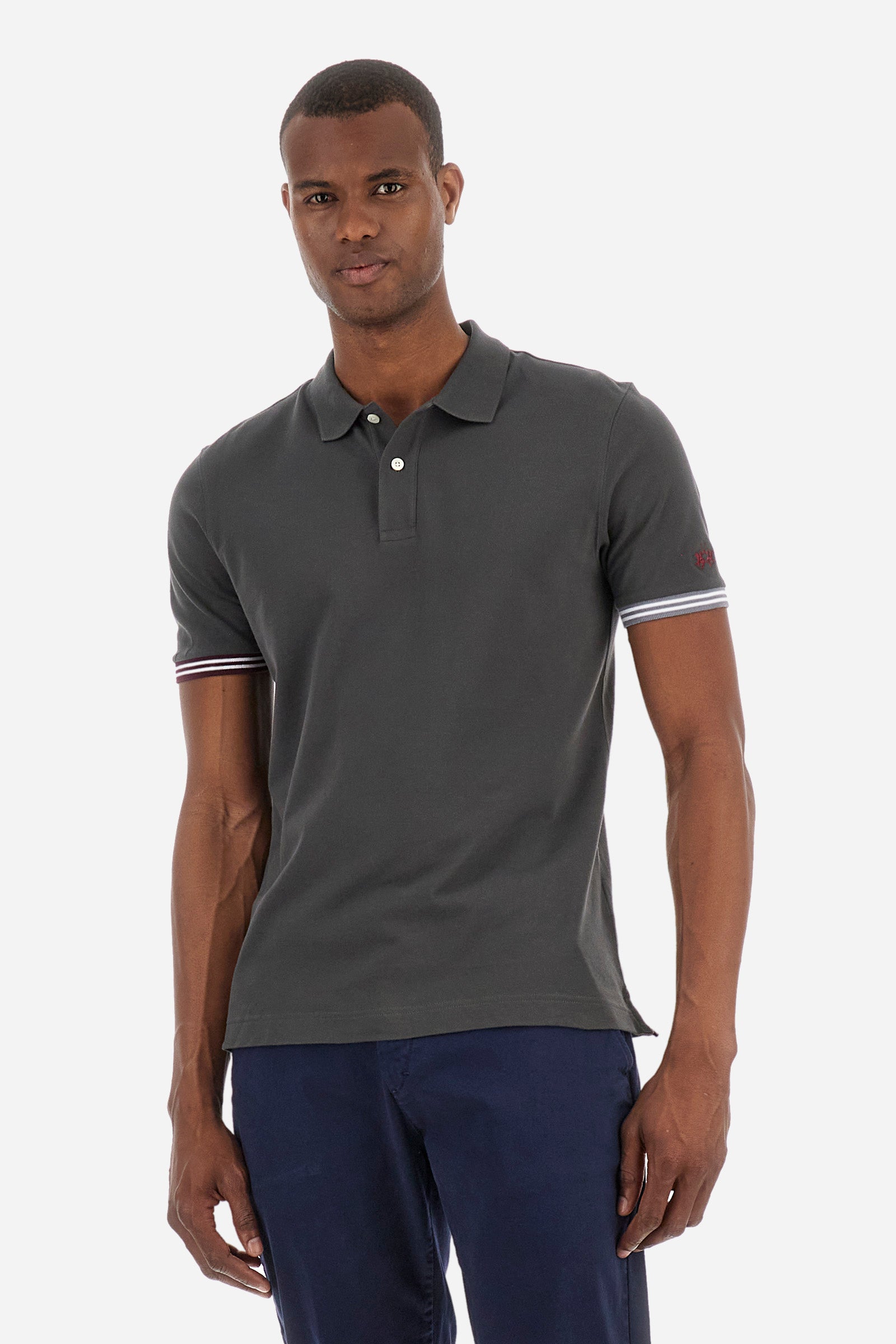 Polo regular fit in cotone elasticizzato - Zaccary