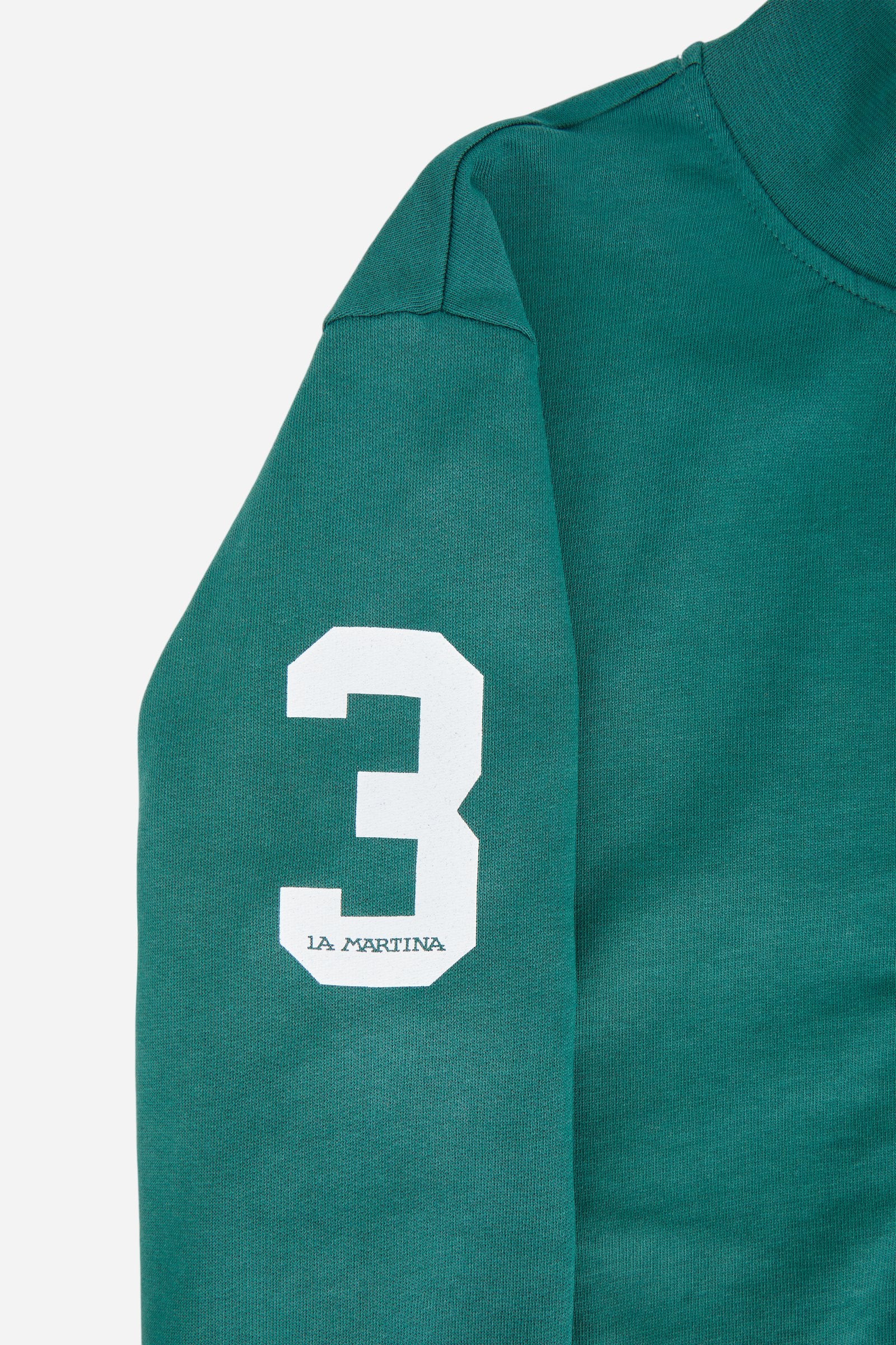 BOY FULL ZIP SWEATSHIRT COTTON