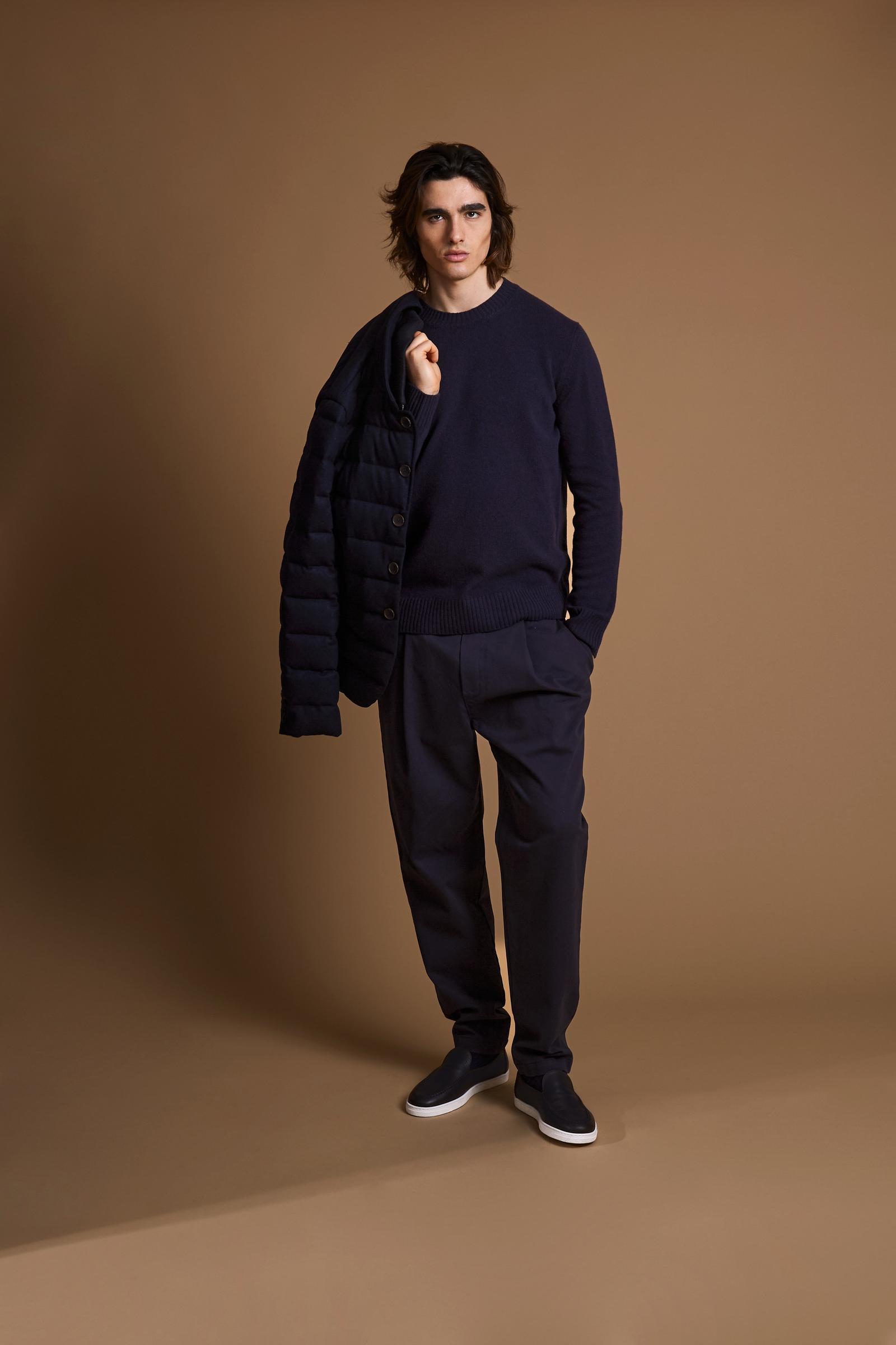 Men's long pants, stretch twill, relaxed fit - Felix