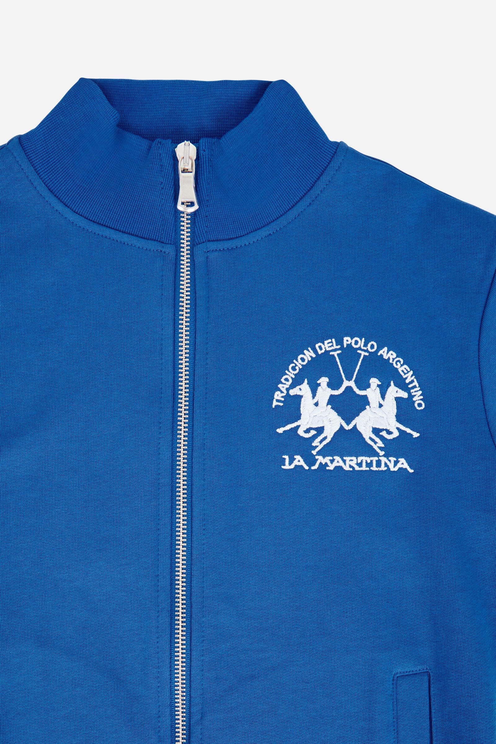 BOY FULL ZIP SWEATSHIRT COTTON