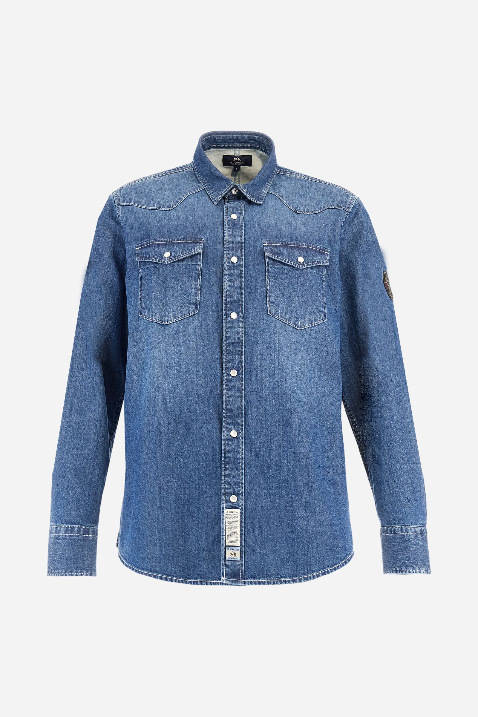 Chemise homme denim - Berry