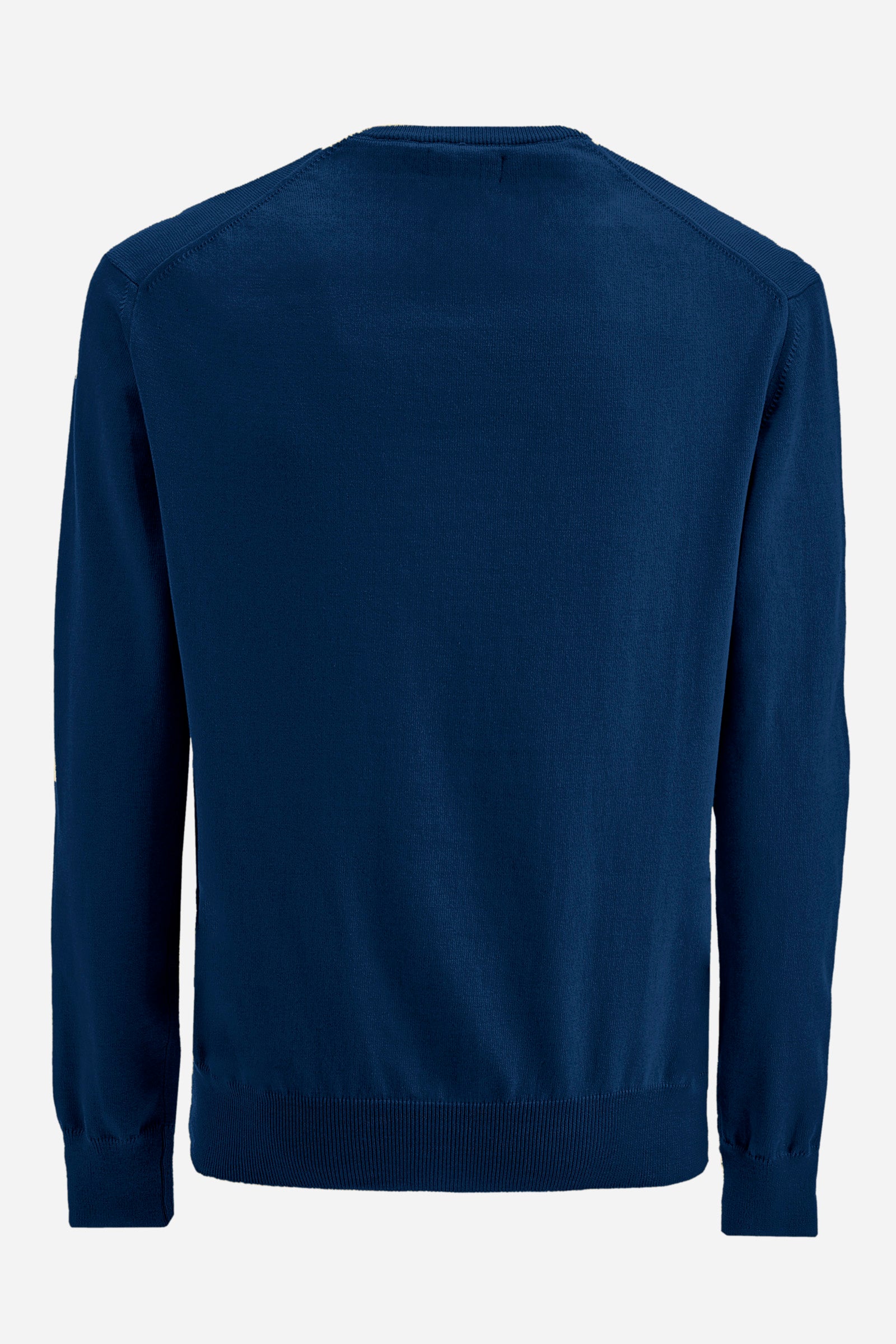 Regular fit pullover in cotton and wool - Zayden