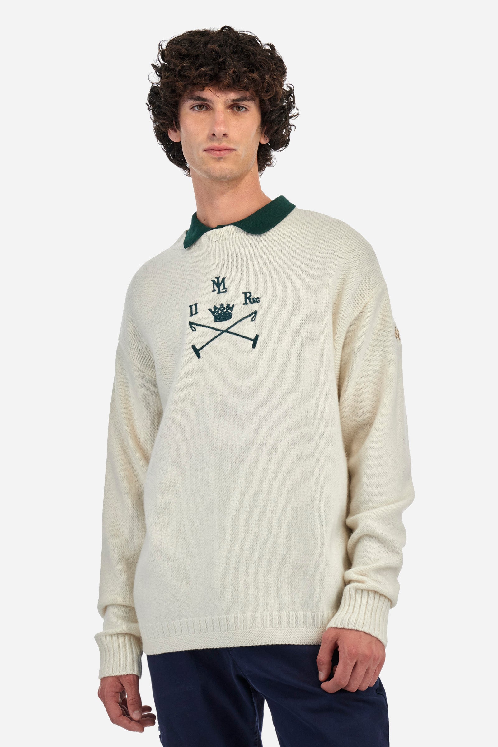 Regular fit wool blend pullover - Zdenek