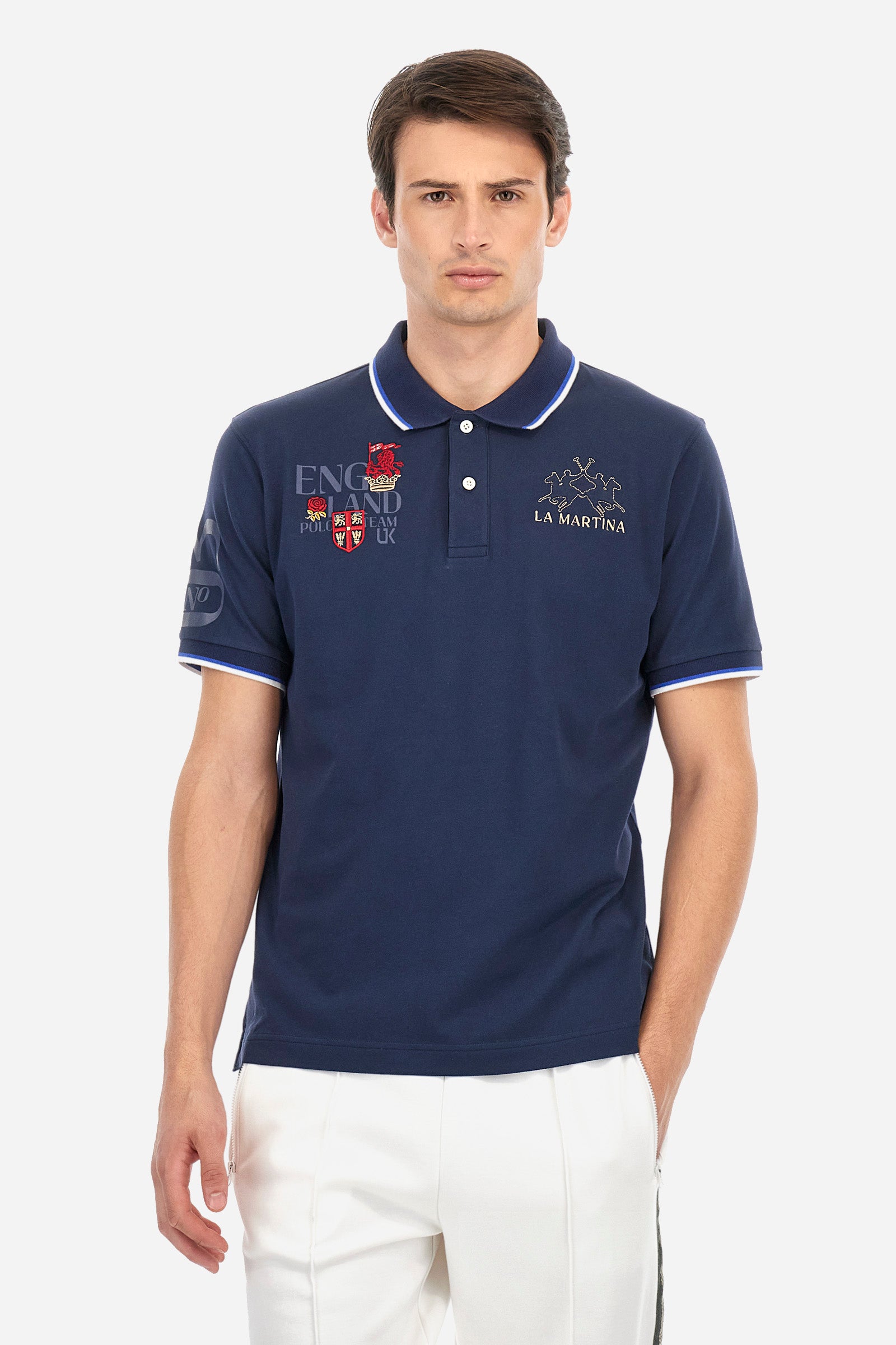 Regular-Fit-Poloshirt aus Baumwoll-Piqué - Arminio