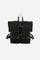 Waxed canvas backpack with flap pockets - Buenos Aires