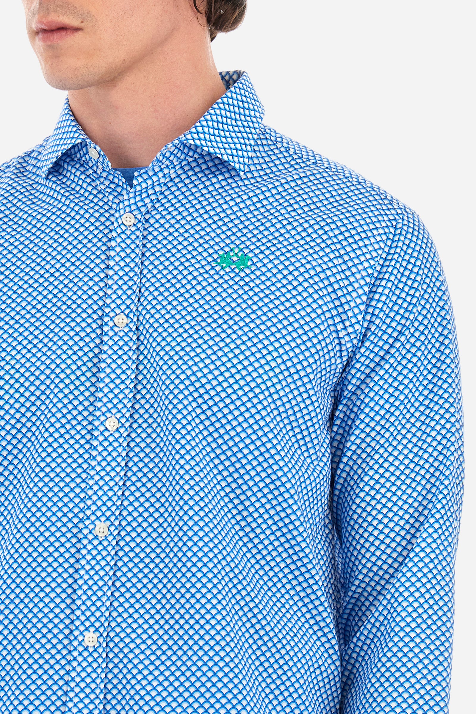 Geometric print poplin shirt - Innocent