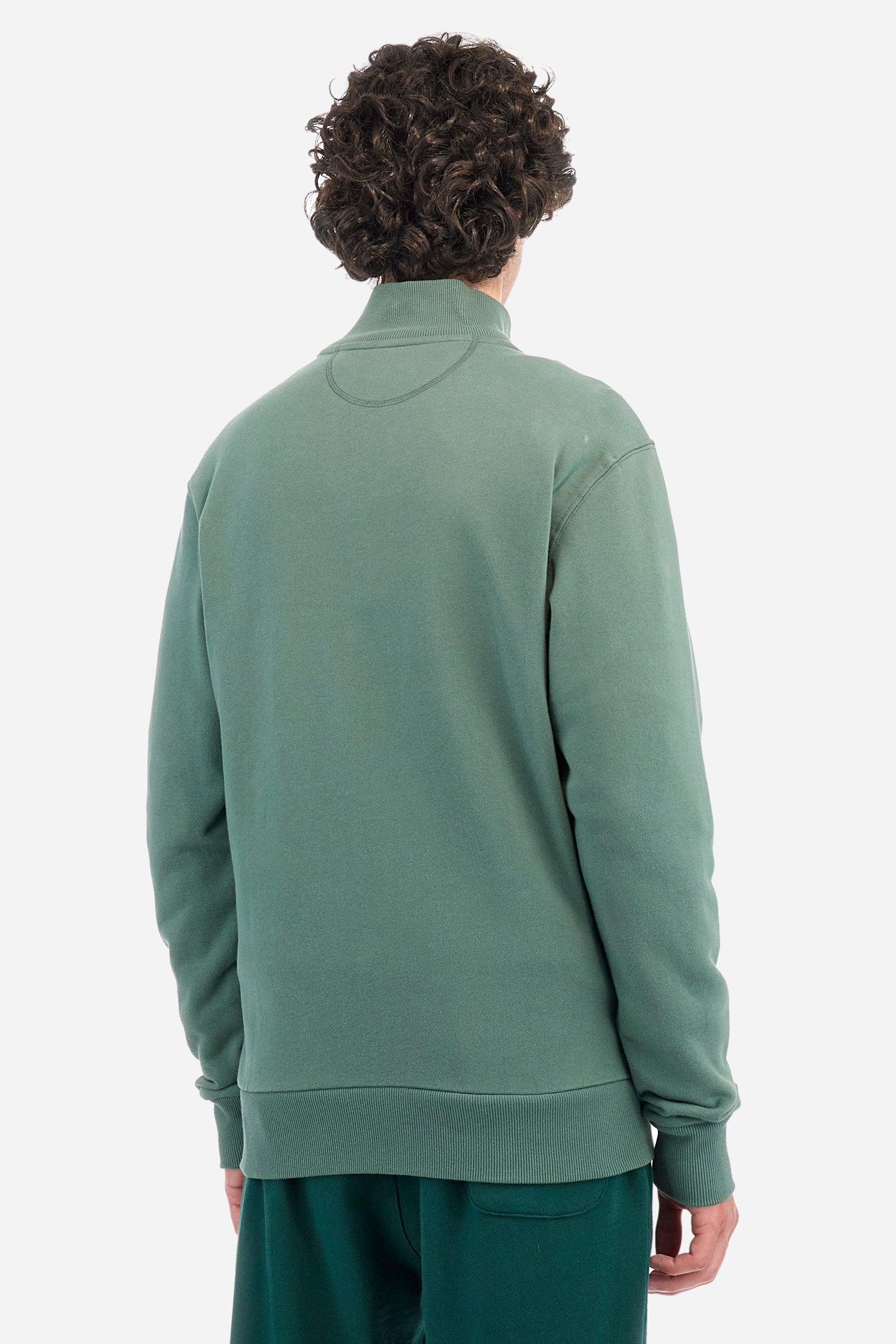 Regular fit cotton sweatshirt - Zahid