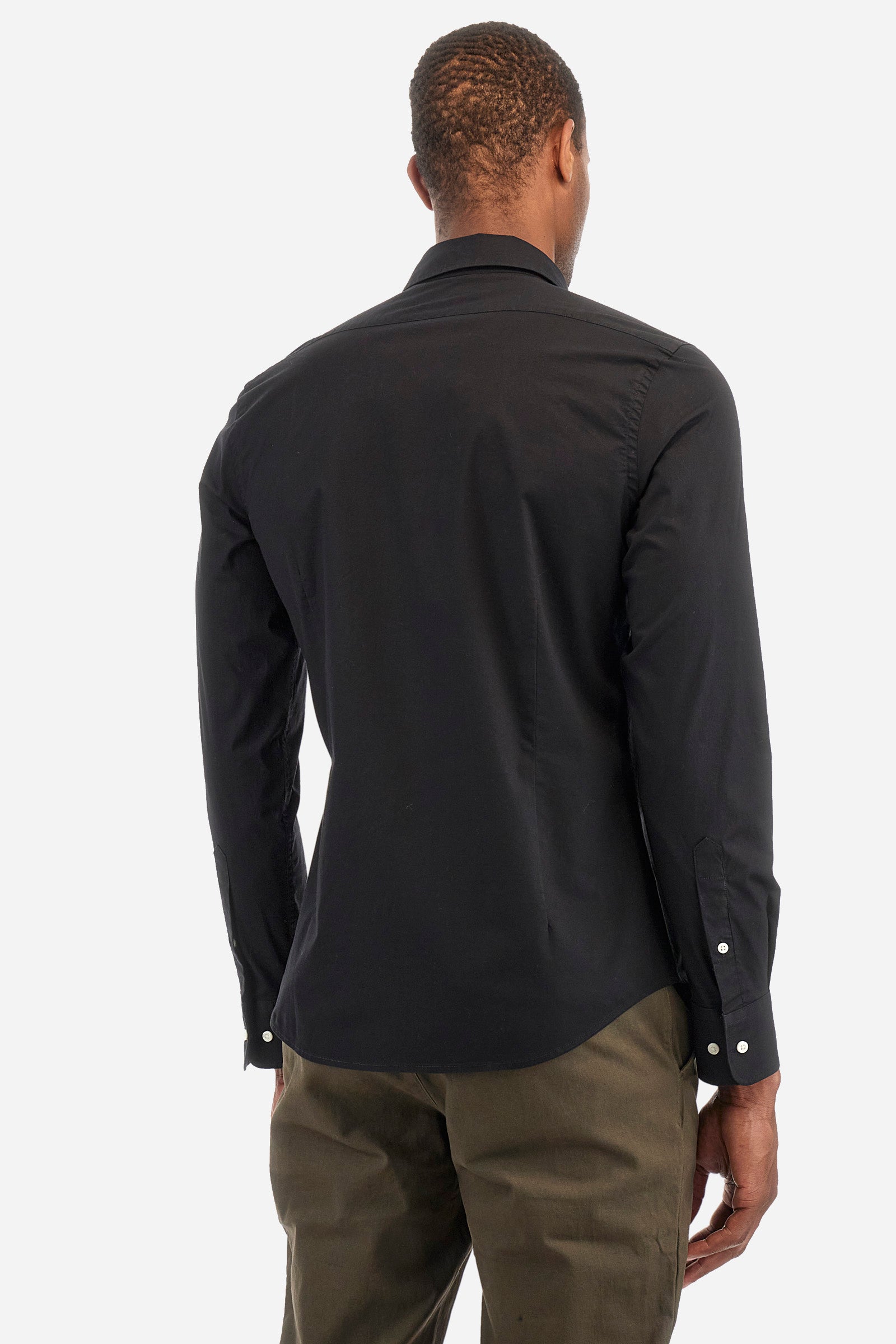 Slim fit stretch cotton shirt - Garrik