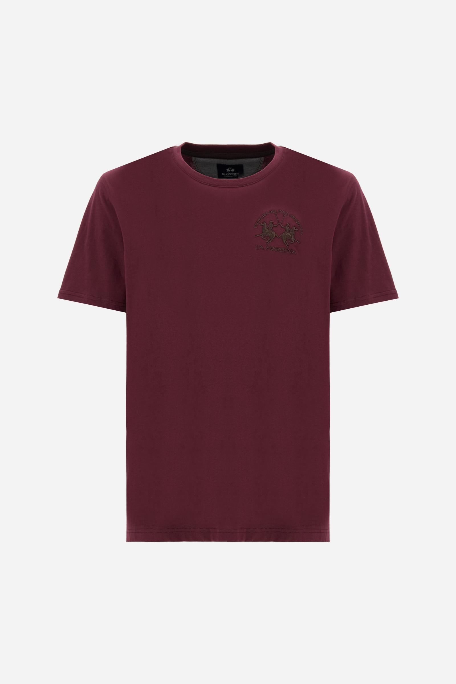 Men’s cotton T-shirt with Team logo - Bienvenido