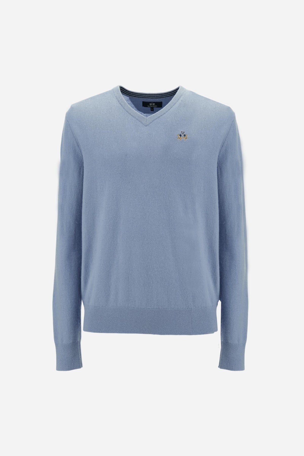 Men's V-neck wool sweater - Eadwig