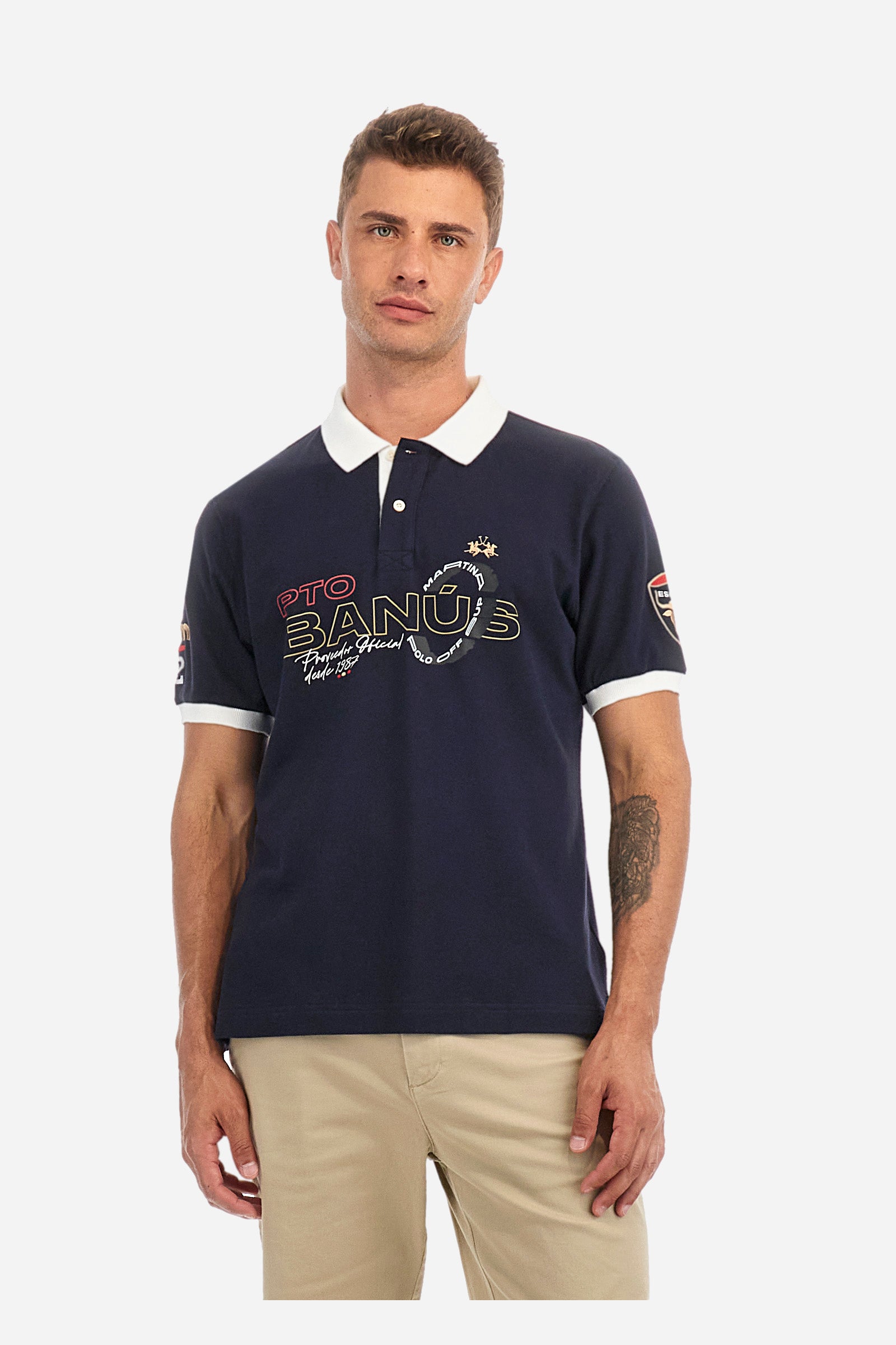 Chomba polo de algodón de corte recto - Banus Summer Capsule