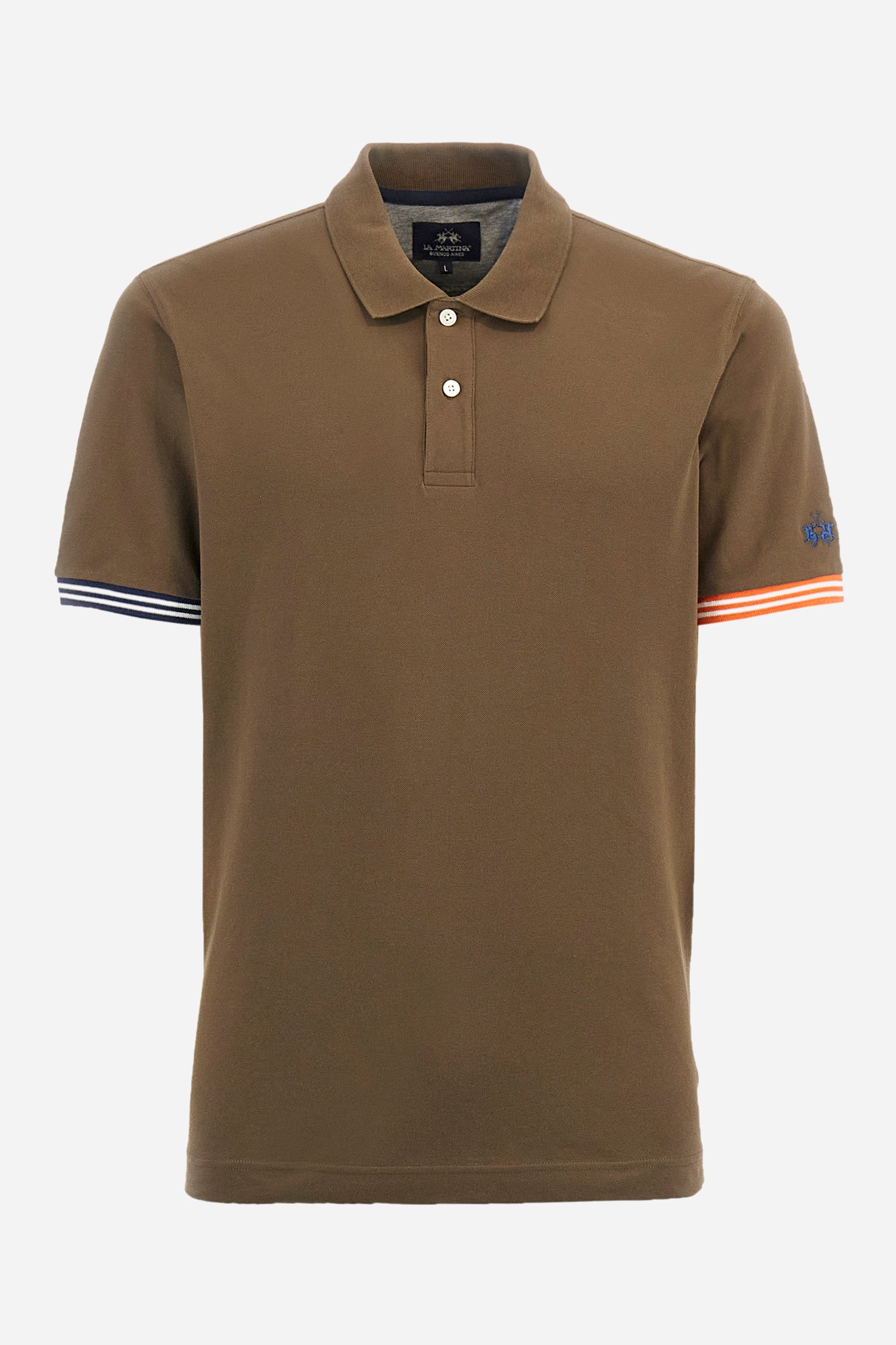 Poloshirt aus Stretch-Baumwolle, Regular Fit – Zaccary