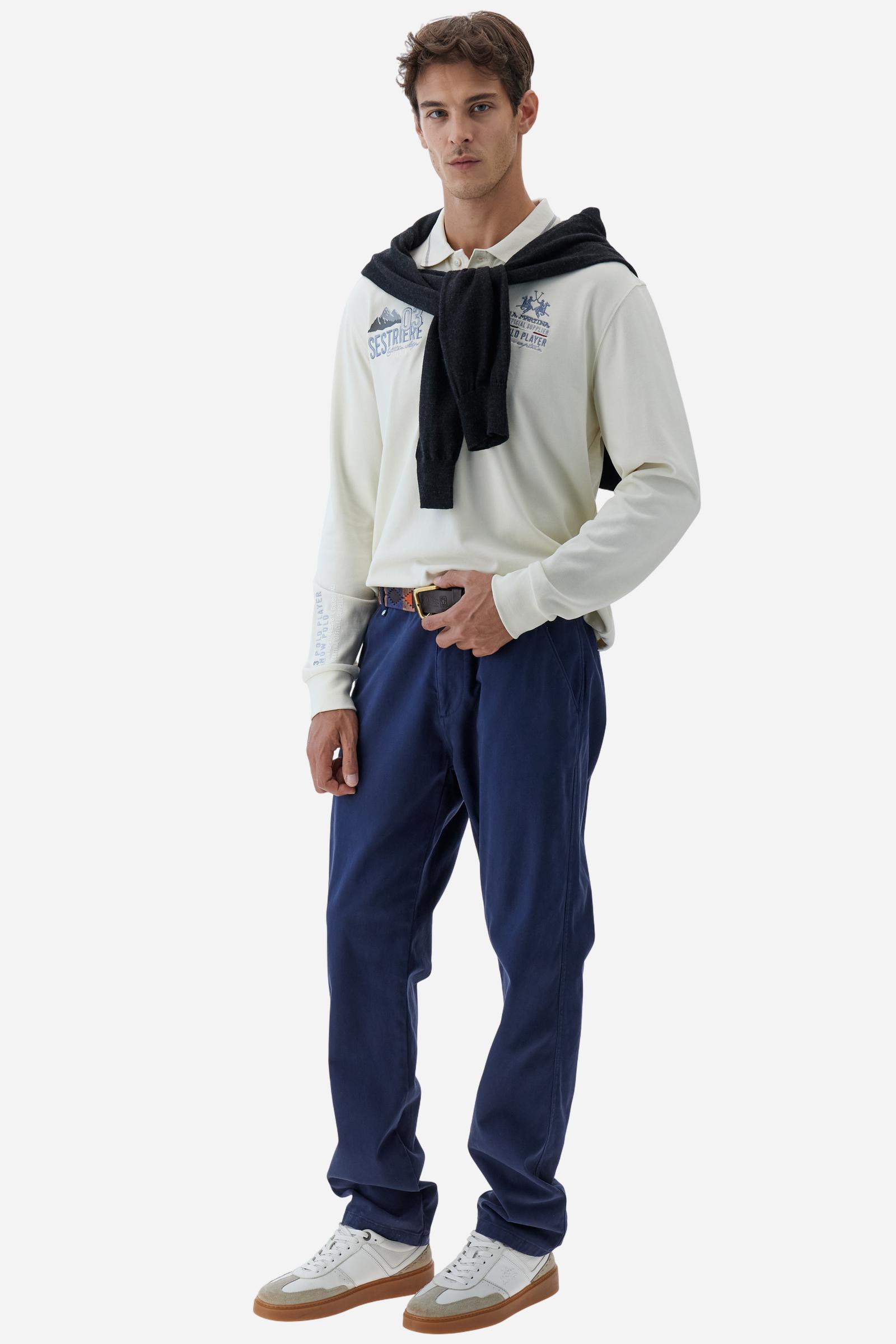 Men’s soft‑touch jersey polo shirt - Benton