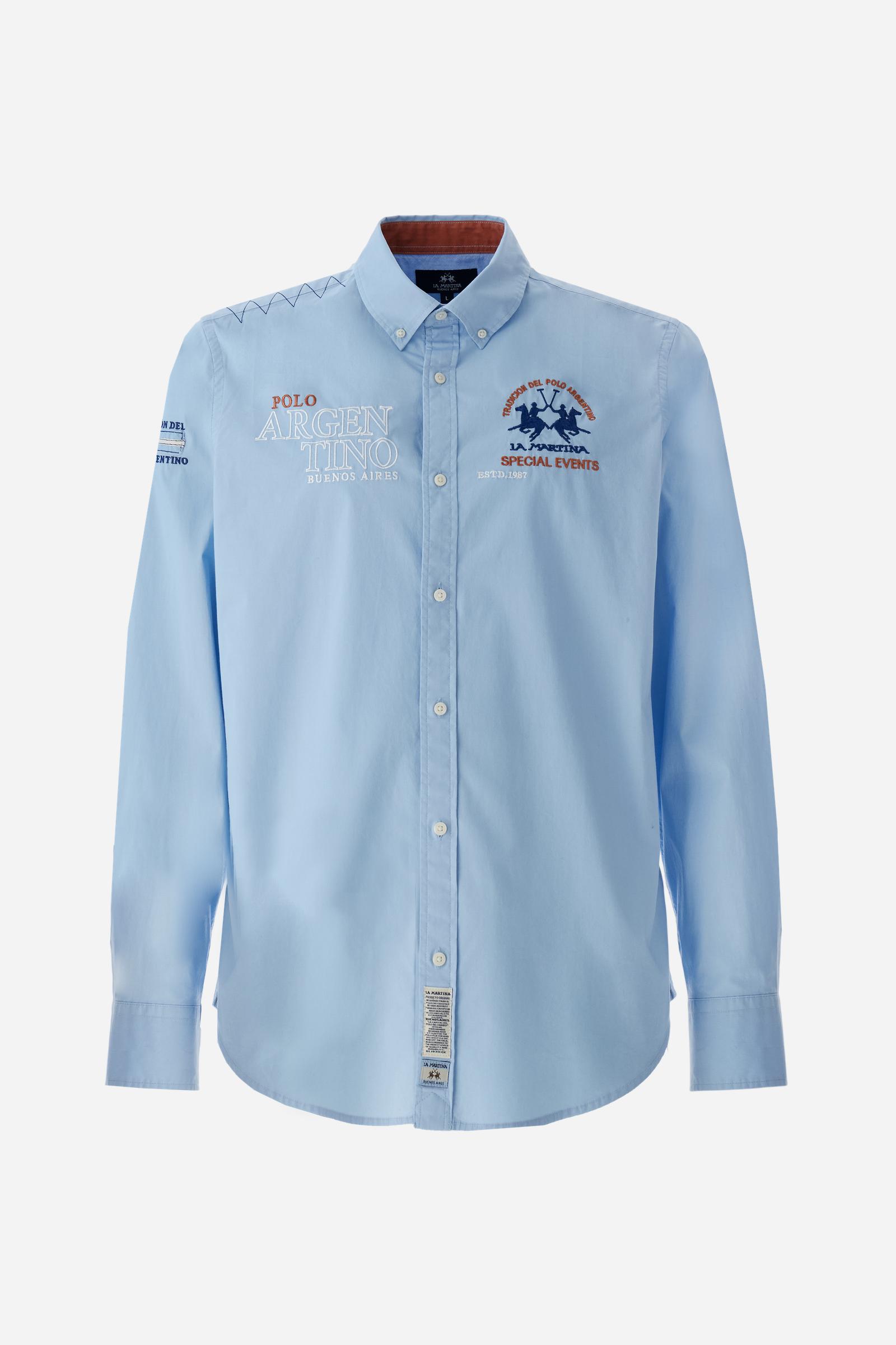 Men’s poplin shirt Argentina Logo - Rodolfo