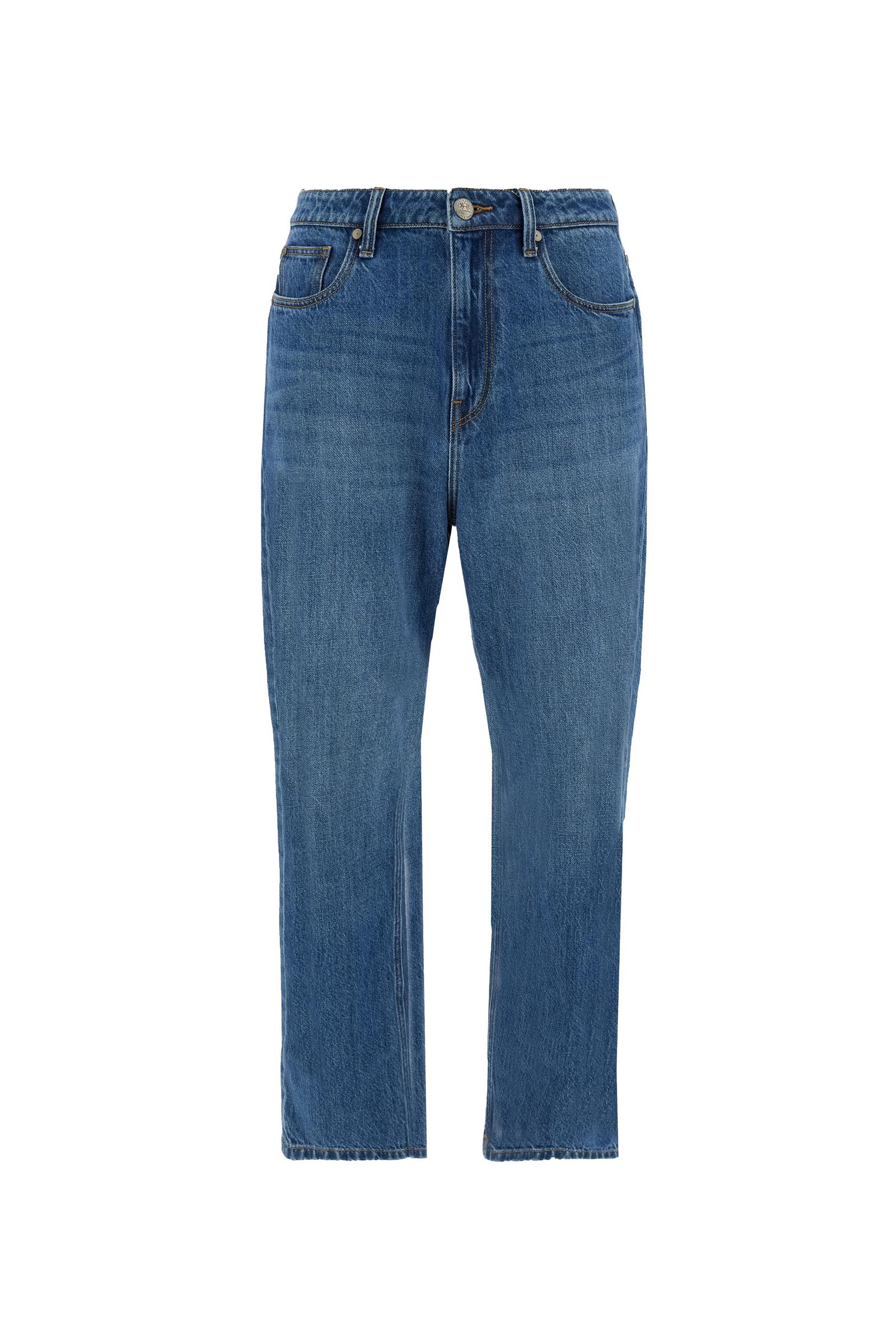 Jeans hombre en denim lavado medio regular fit en algodón – Carl