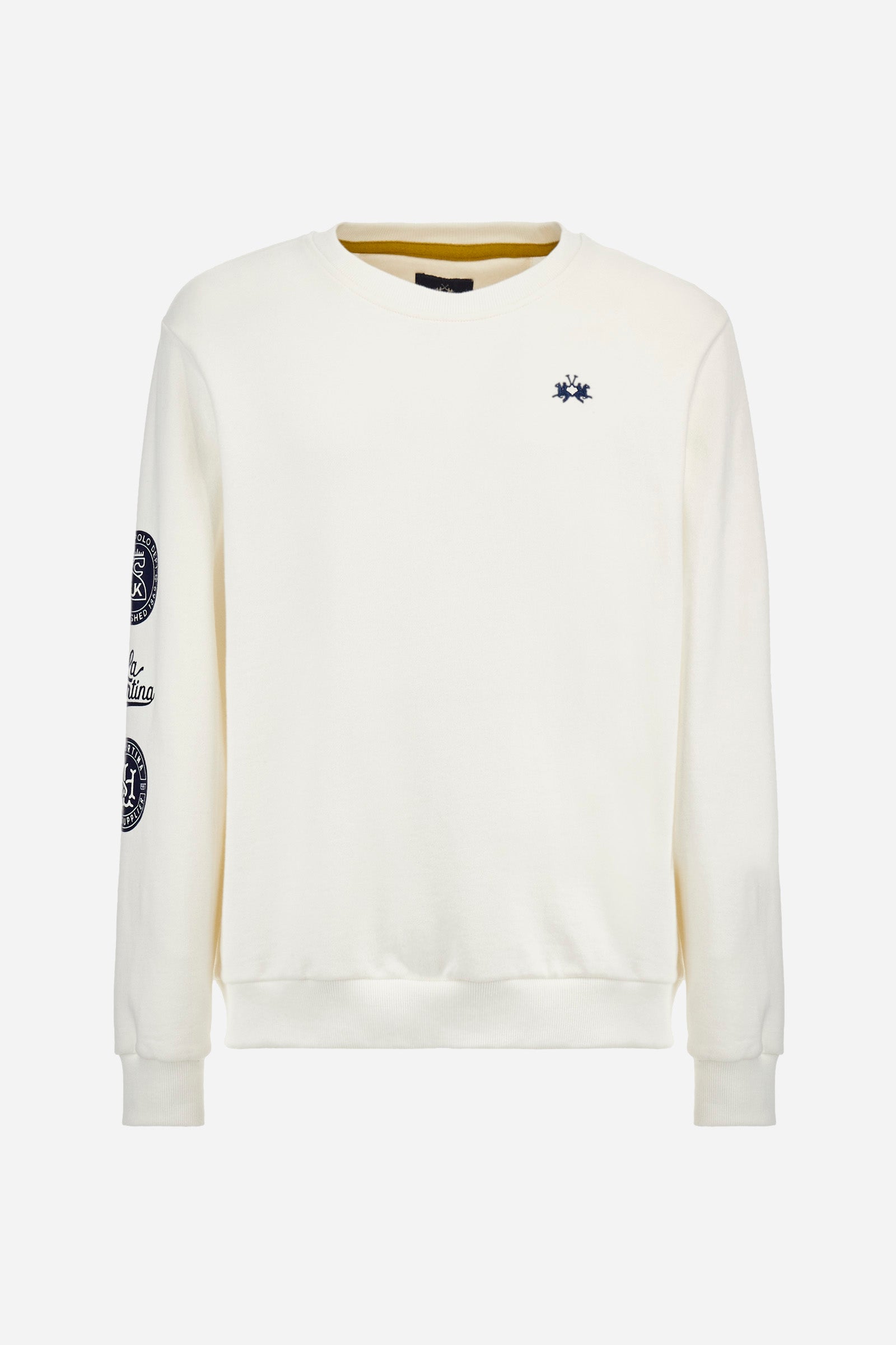 Regular fit cotton sweatshirt - Zahour