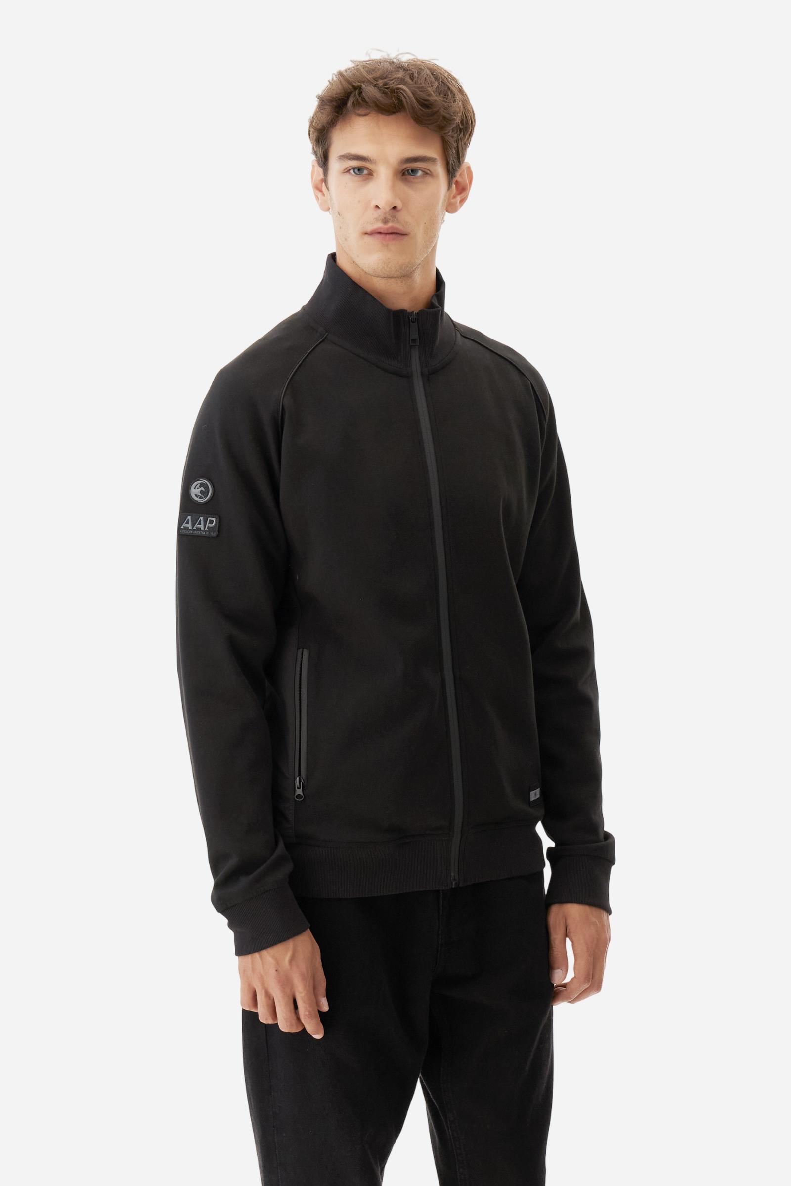 Sweat zippé La Martina pour homme avec macro-texte - Blois