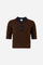 Women's knitted lambswool polo with contrasting details - Eugenie