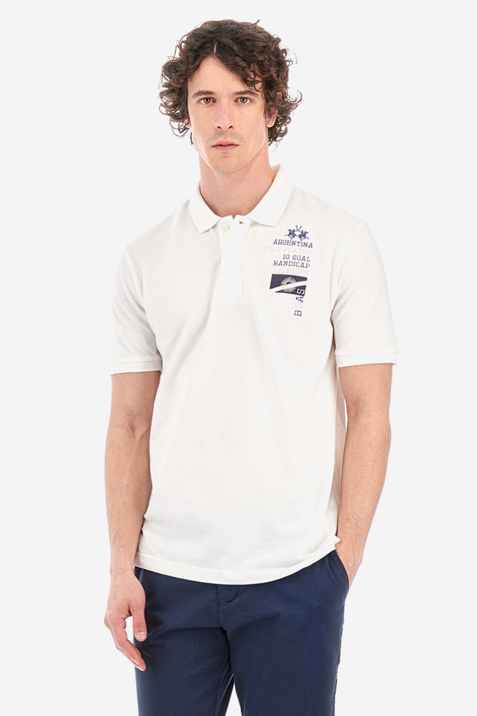 Polo regular fit in cotone - Yazid