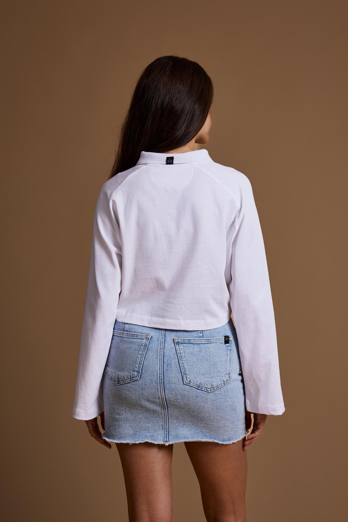 Polo Crop Damen Jersey Baumwolle - Elizabeth