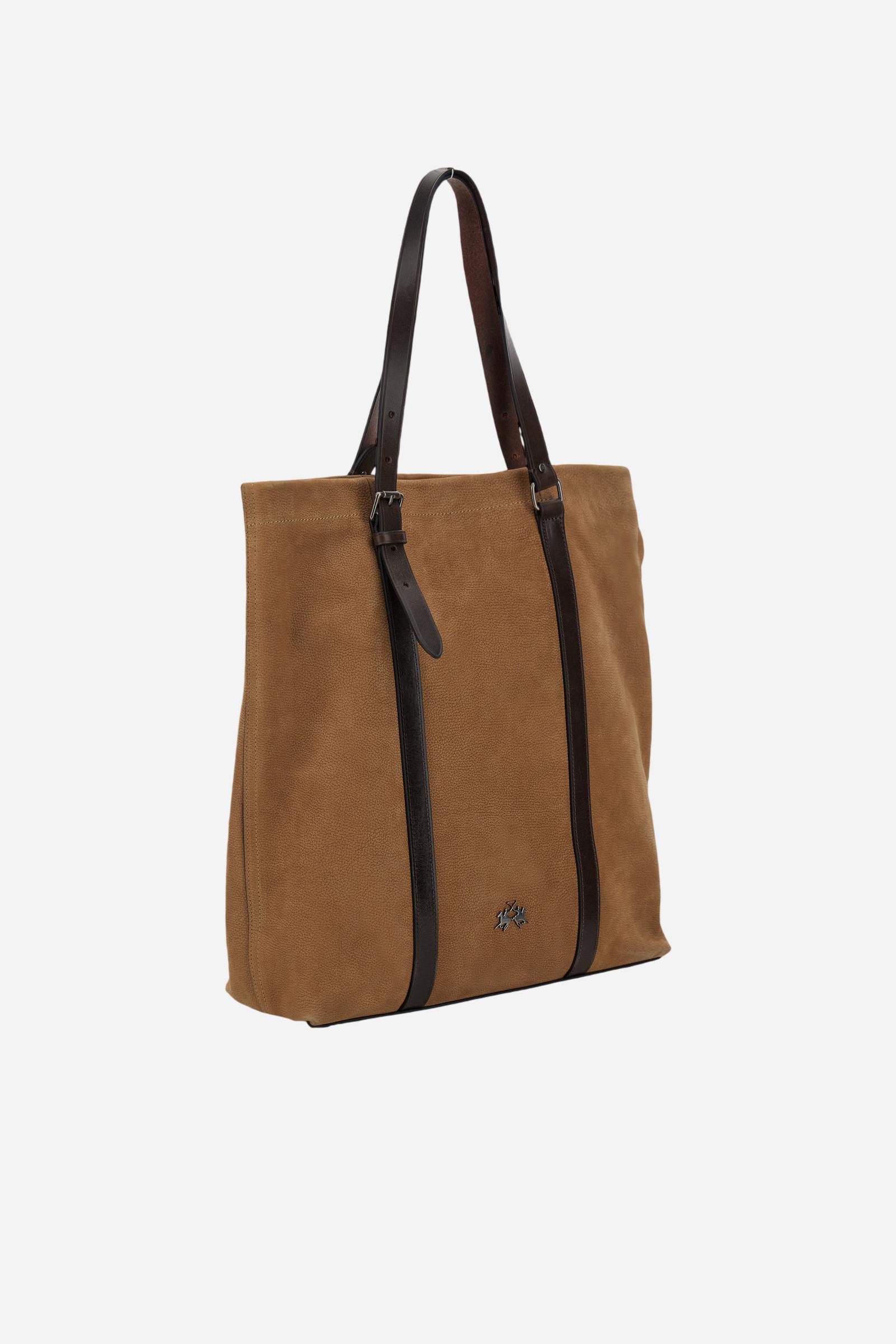 Tote bag in nabuk martellato - Hernan