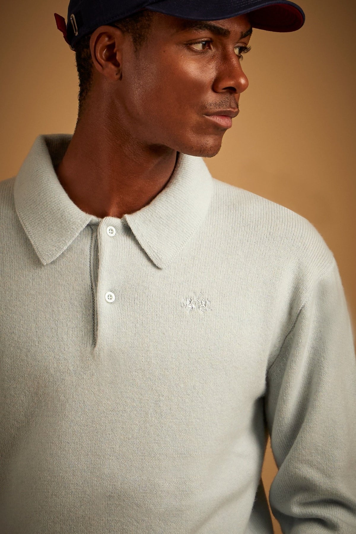Polo uomo in maglia cotone e lana - Euridice