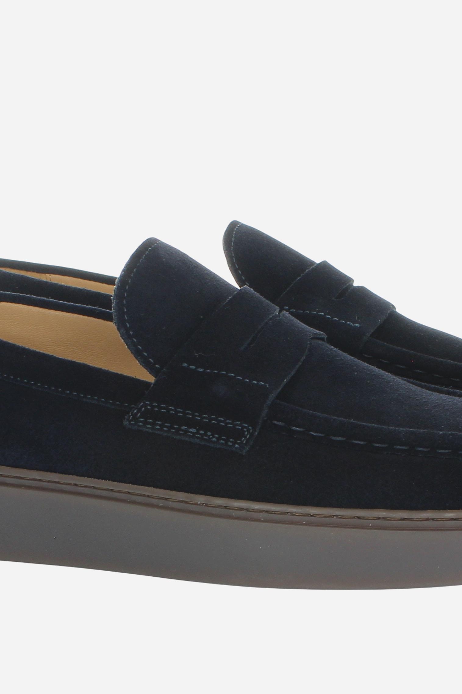 Men's loafer in treated suede - Velvet