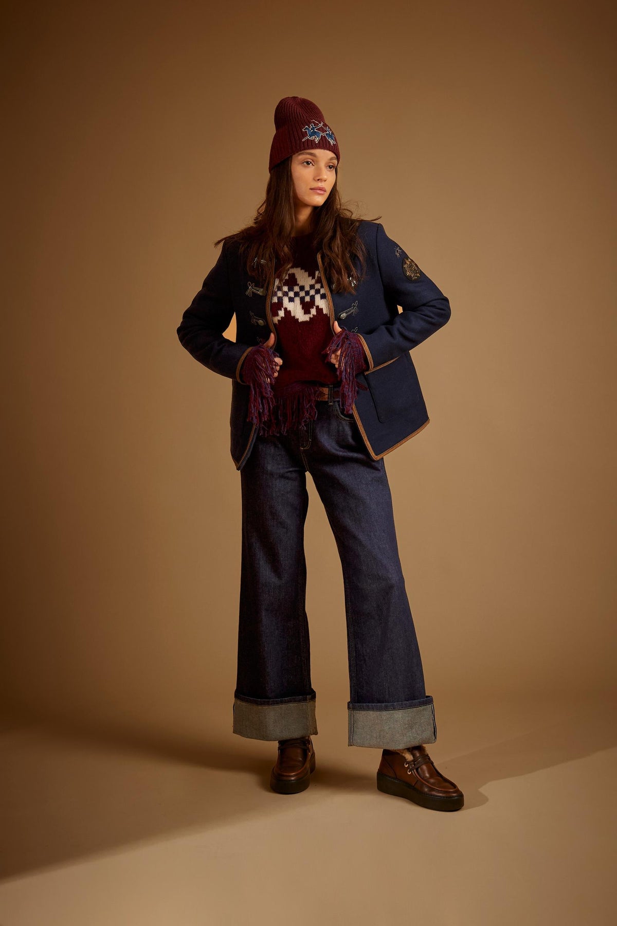 Women's military jacket in wool felt Guards - Daly