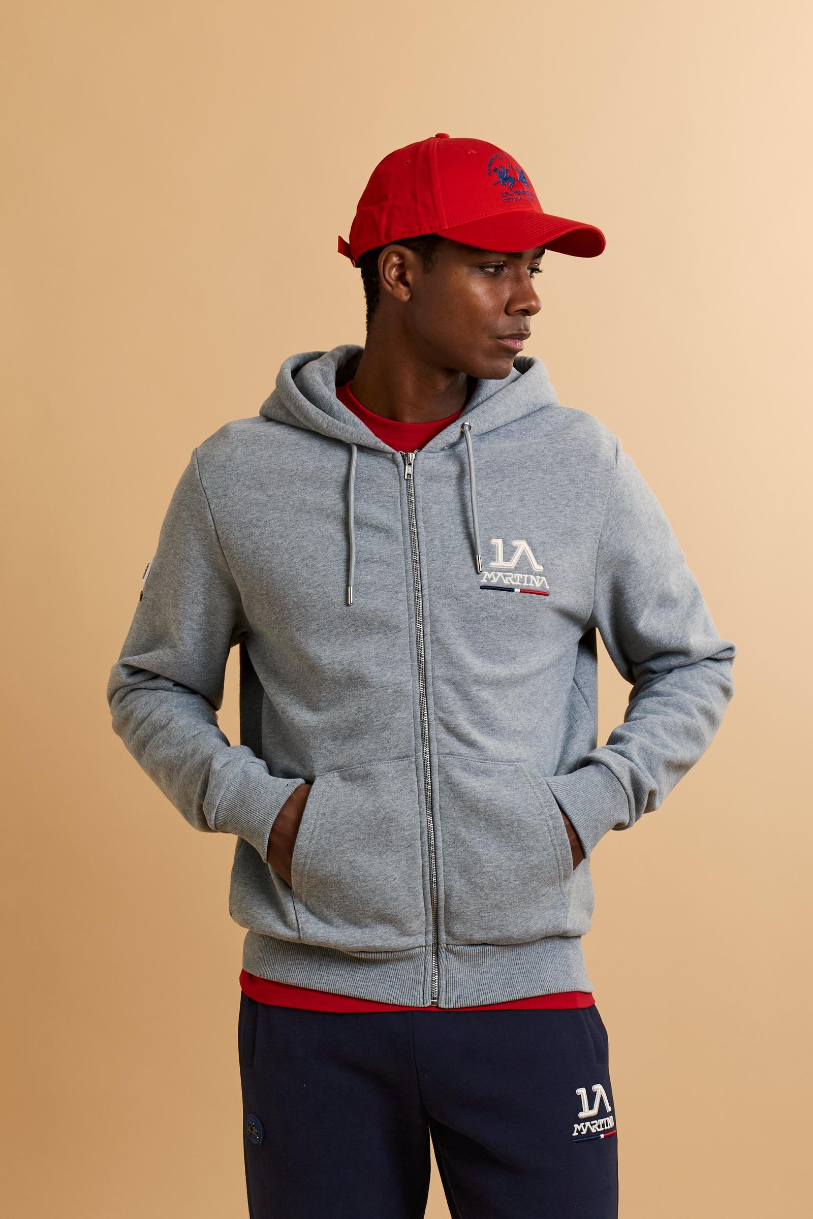 MAN HOODIE FULL ZIP SWEATSHIRT