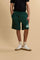 Men's bermuda shorts in cotton sweatshirt fabric with maxi logo - Remi