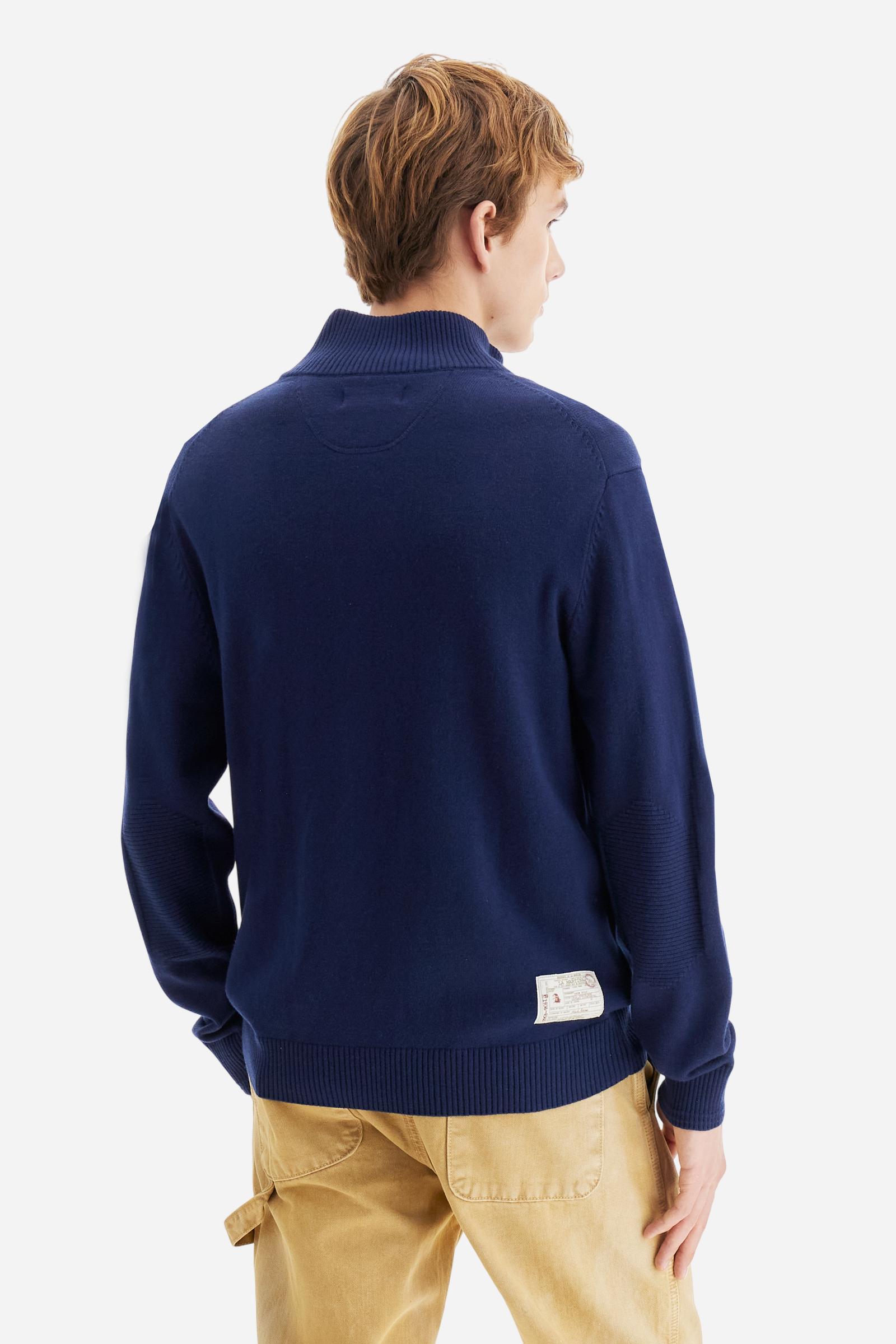 Men’s full zip wool blend sweater Polo Team - Bradford