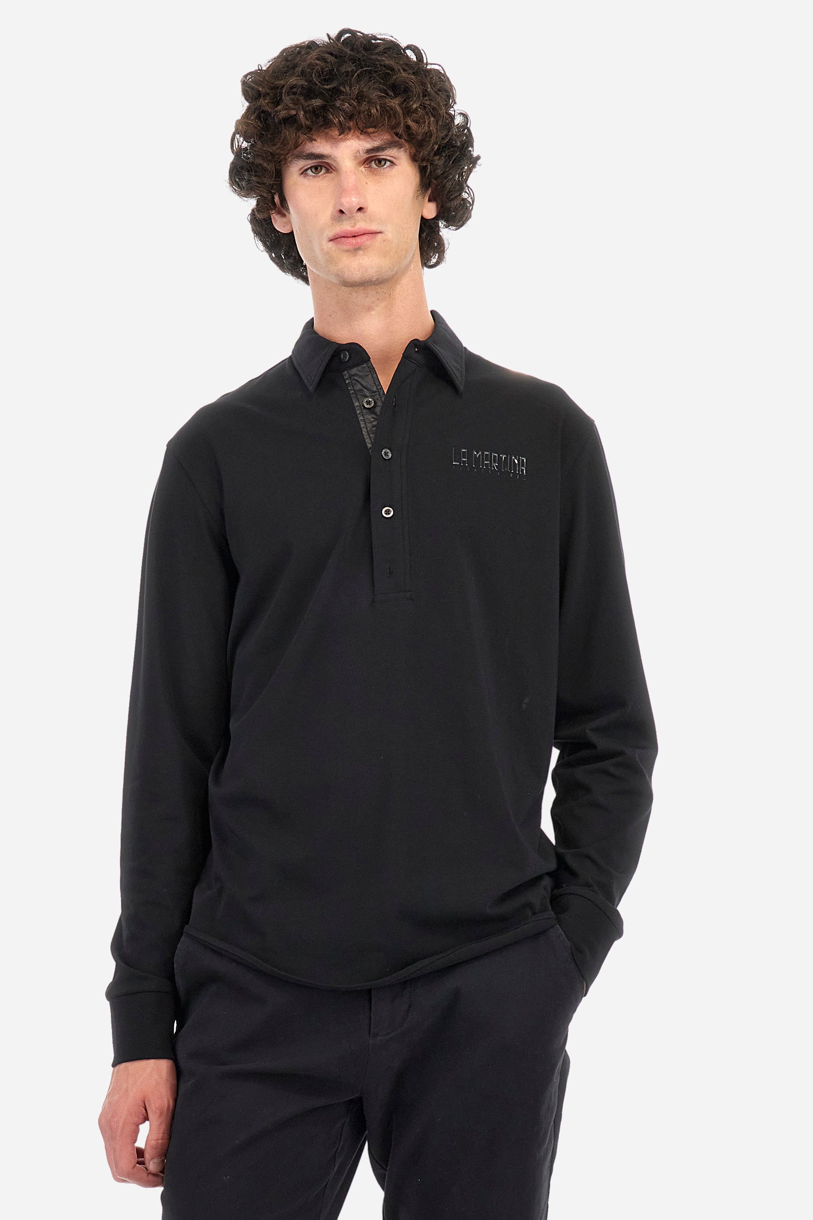 Polo regular fit in cotone elasticizzato - Zethus