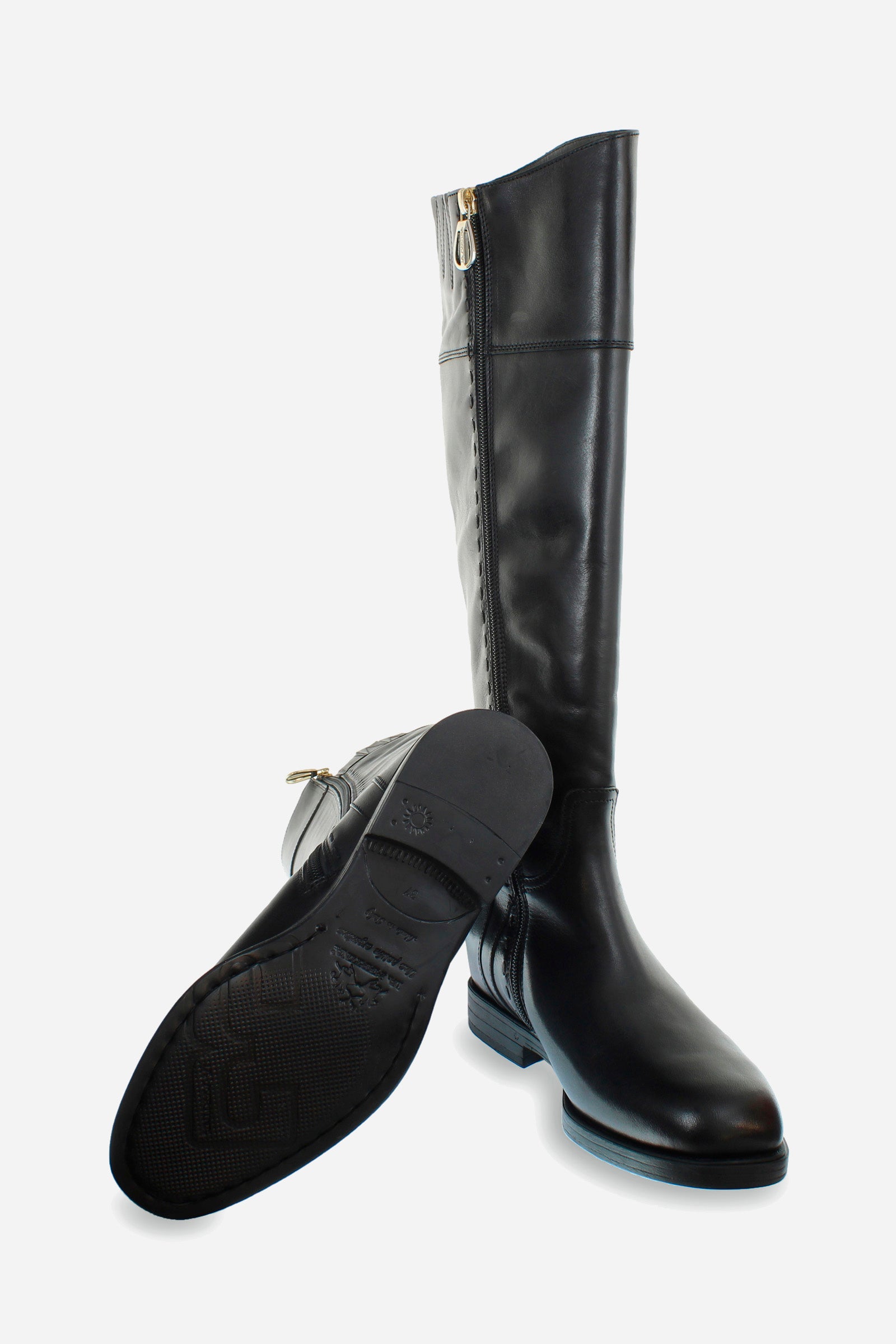 Leder Stiefel Stiefel La Martina Overknee Stiefel Reitstiefel