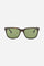 Squared sunglasses in acetate material. This classic-style model features a small La Martina plaque logo on the temple and lenses with internal anti-reflection. The light black frame makes it easy to wear, while the coloring allows you to wear the glasses with any look and always be fashionable. - DARK AVANA