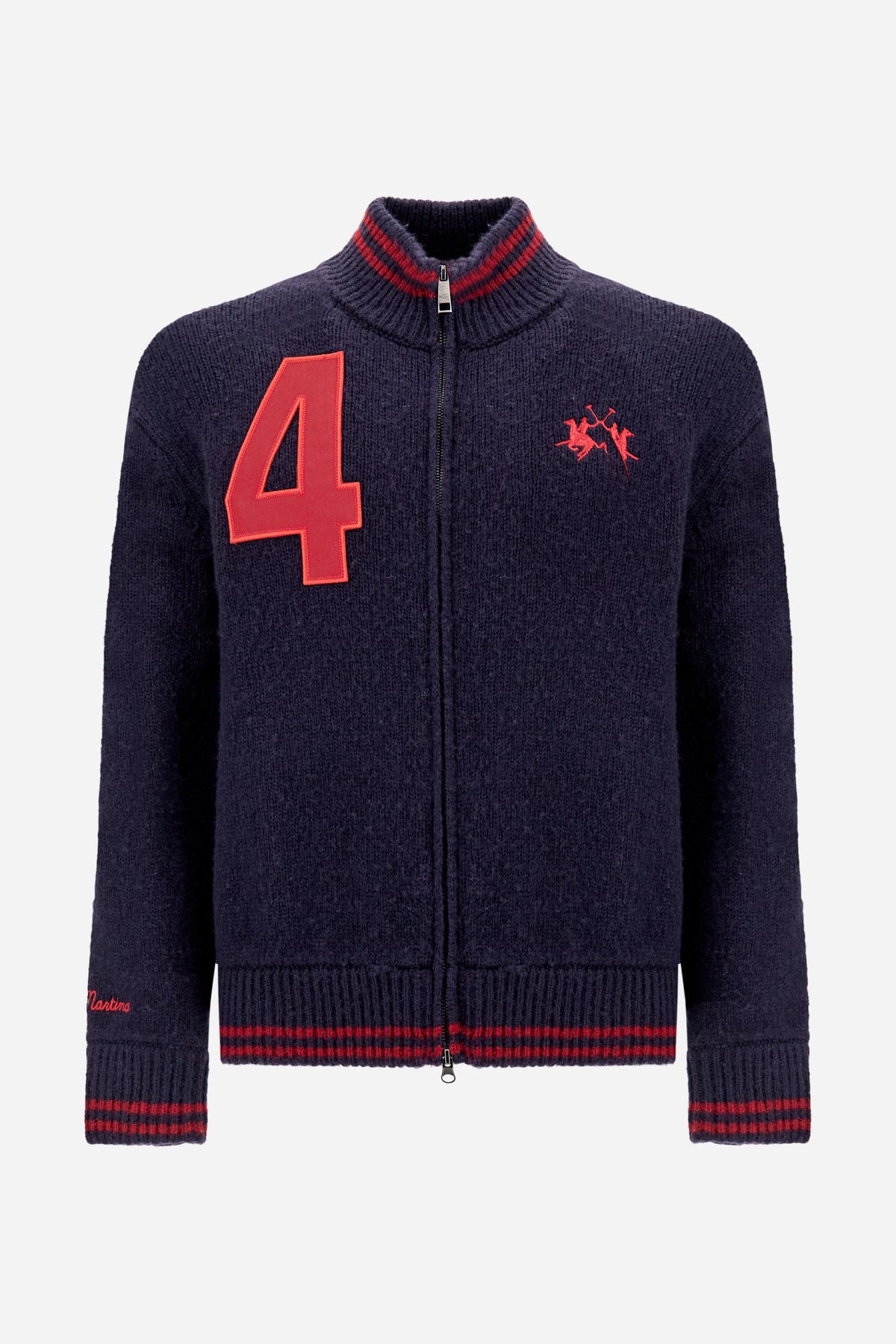 Men's Varsity Knit Zip-Up Cardigan - Elvis