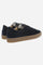 Men’s suede sneaker with flexible two-part leather tongue, hand-stitched embossed logo, amber rubber sole, and lightweight Strobel construction for all-day comfort. - Salute
