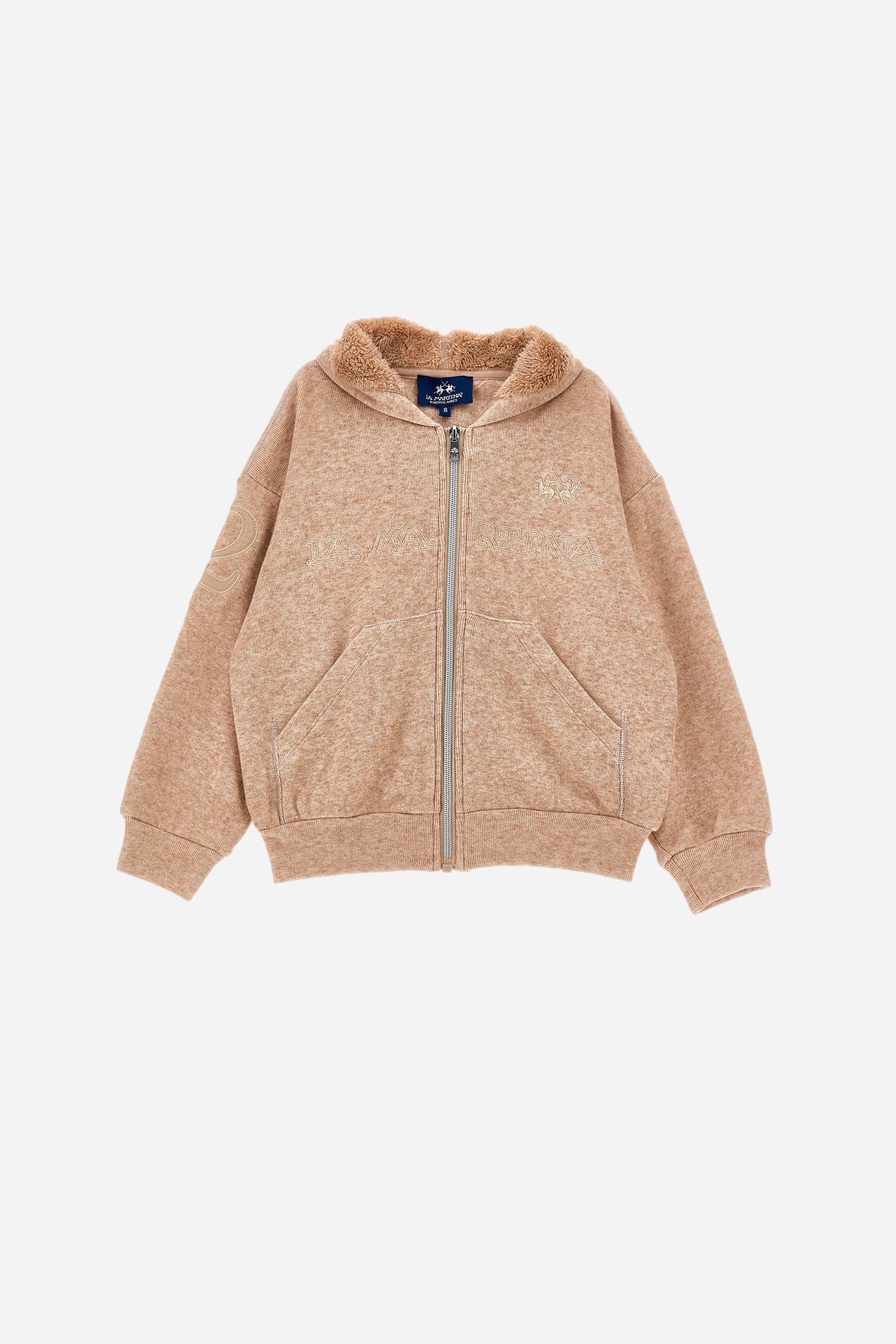 Sweat en maille peluche pour fille