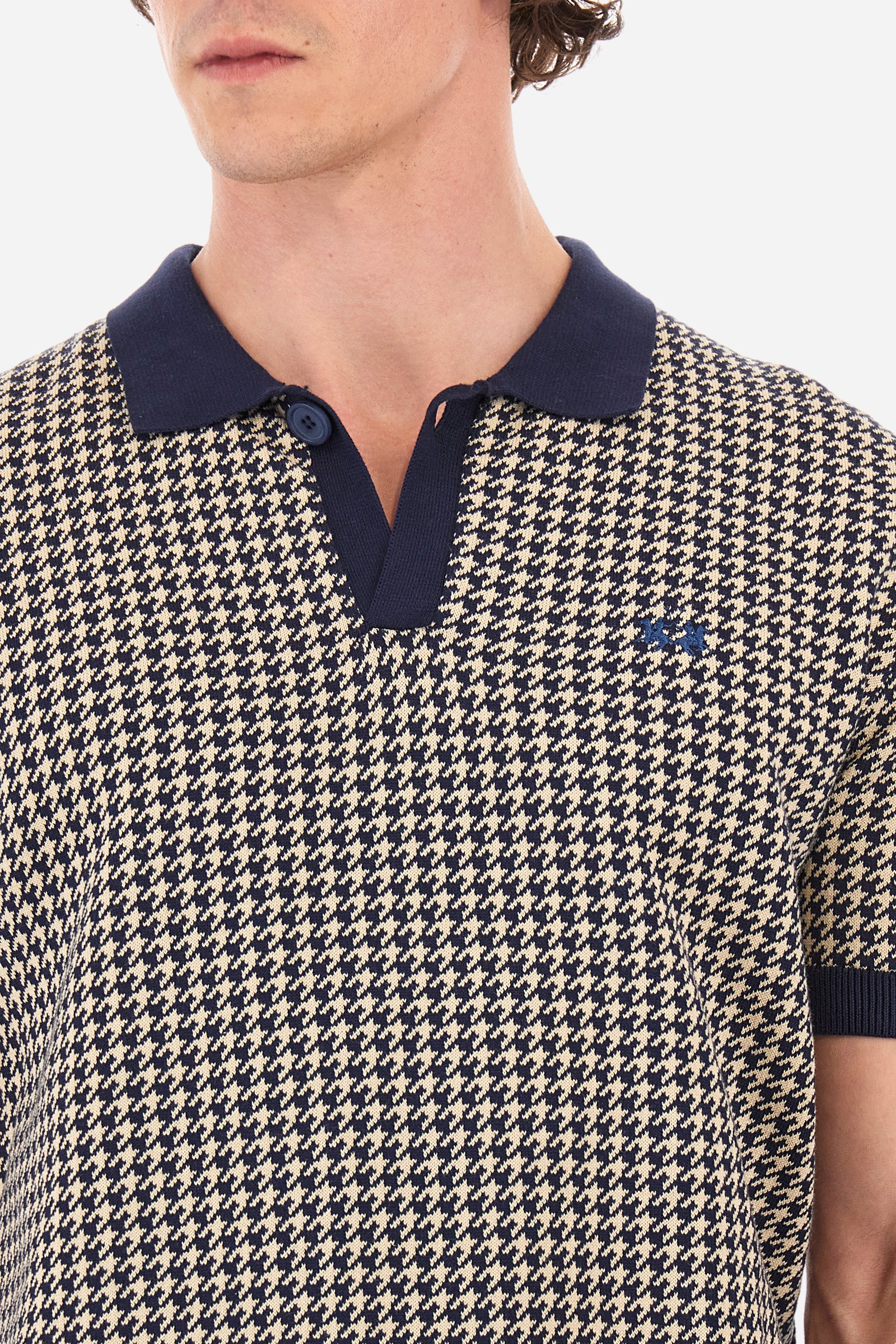 Polo-Shirt aus Baumwollstrick Regular Fit – Yarrow