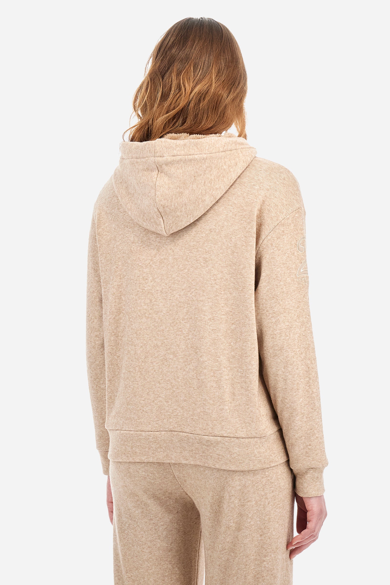 Sweatshirt aus Synthetikgewebe, Regular Fit – Zerlina