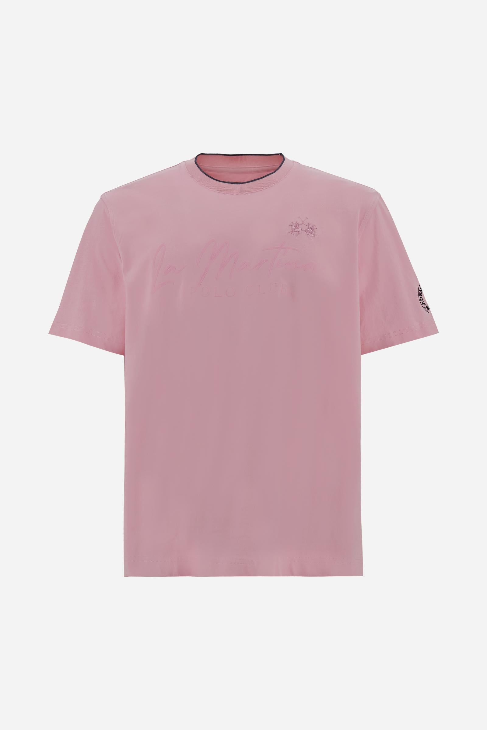 Men’s short-sleeve heavy cotton jersey T-shirt with a wide, boxy contemporary fit. Elegant graphics dedicated to the essence of the Polo Club. - FairTale                                                                                                                                                                                                                                                                                                                                                                       