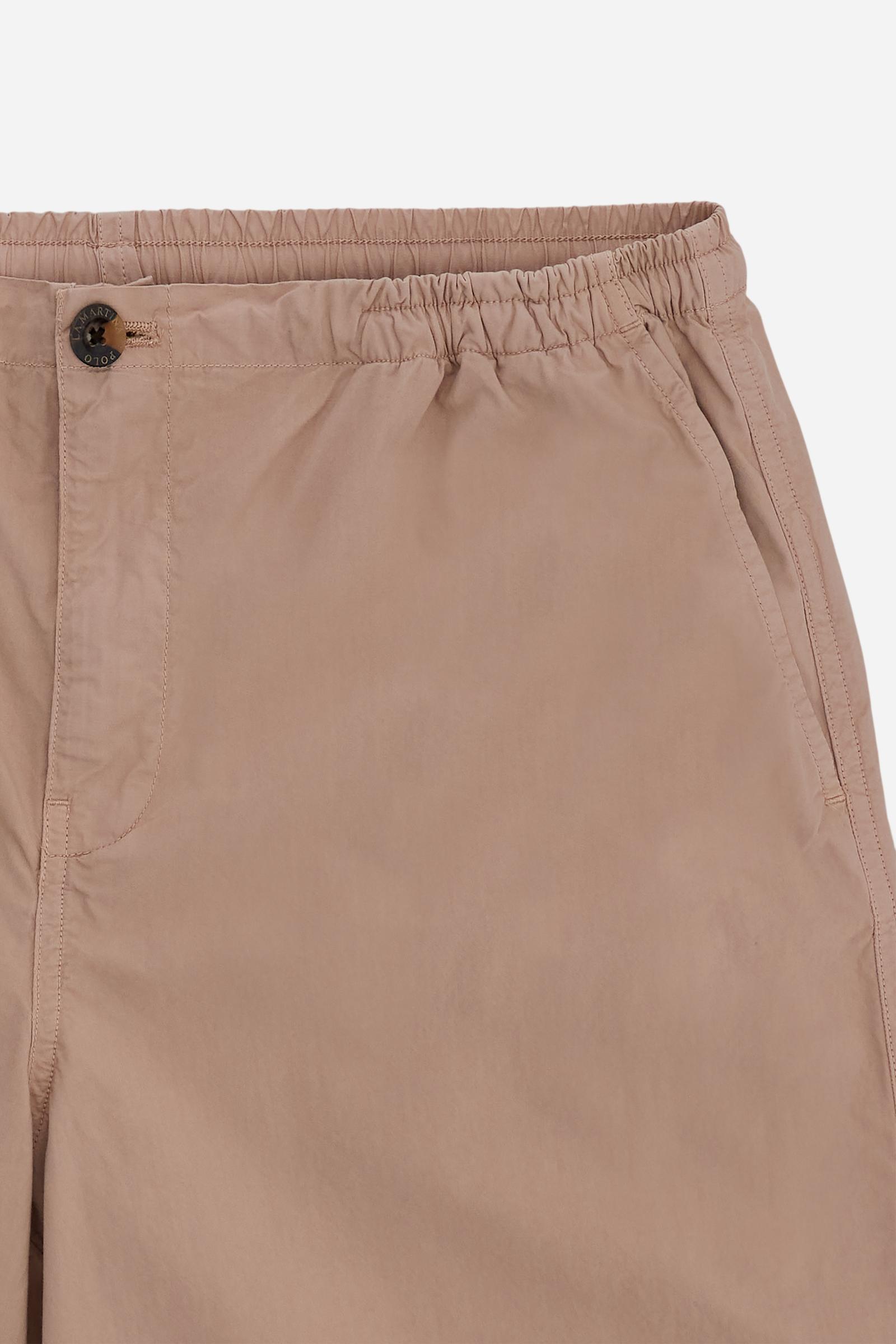 Men’s garment-dyed poplin Bermuda shorts - Cesar