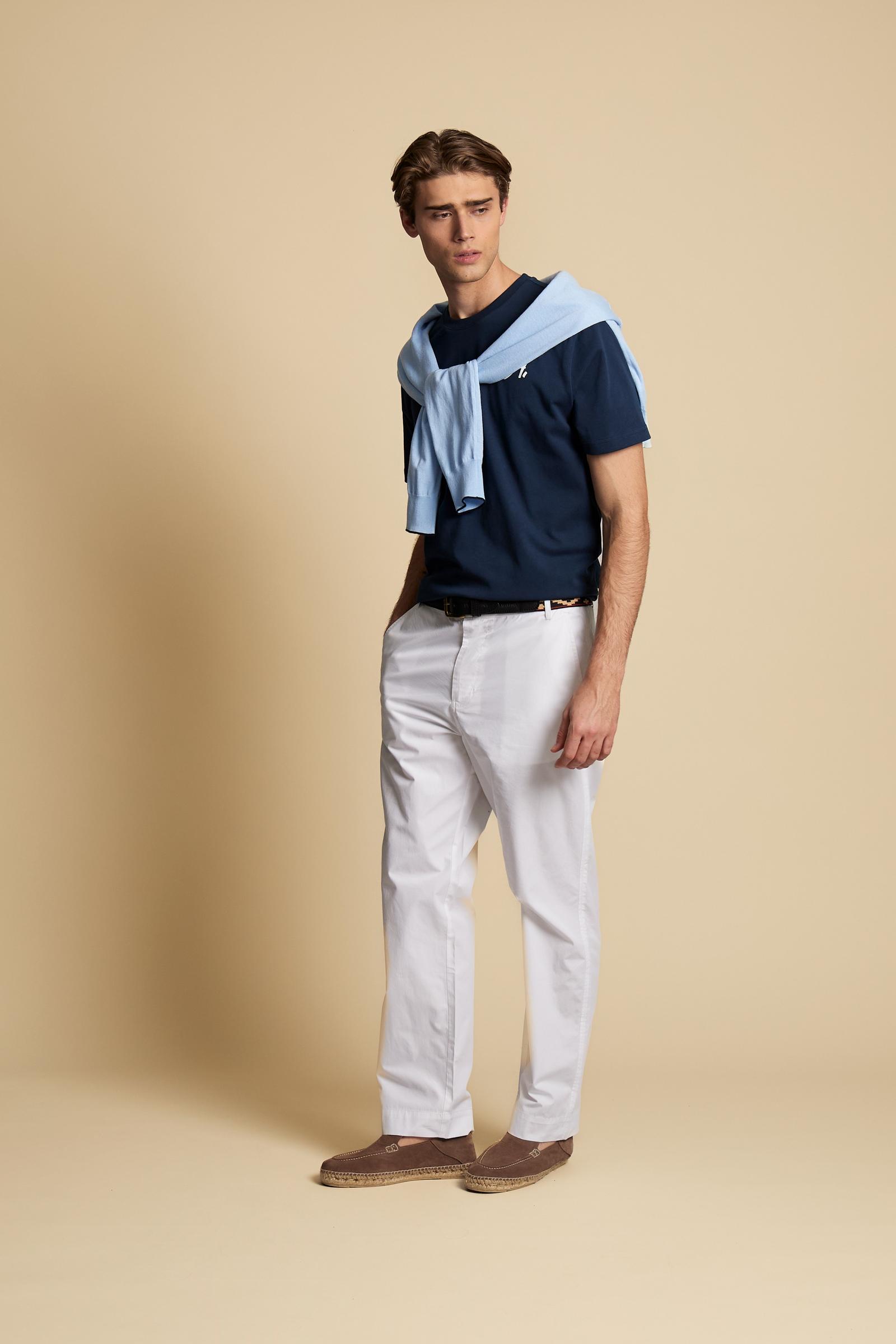 Pantalon chino homme en popeline de coton - Cassian