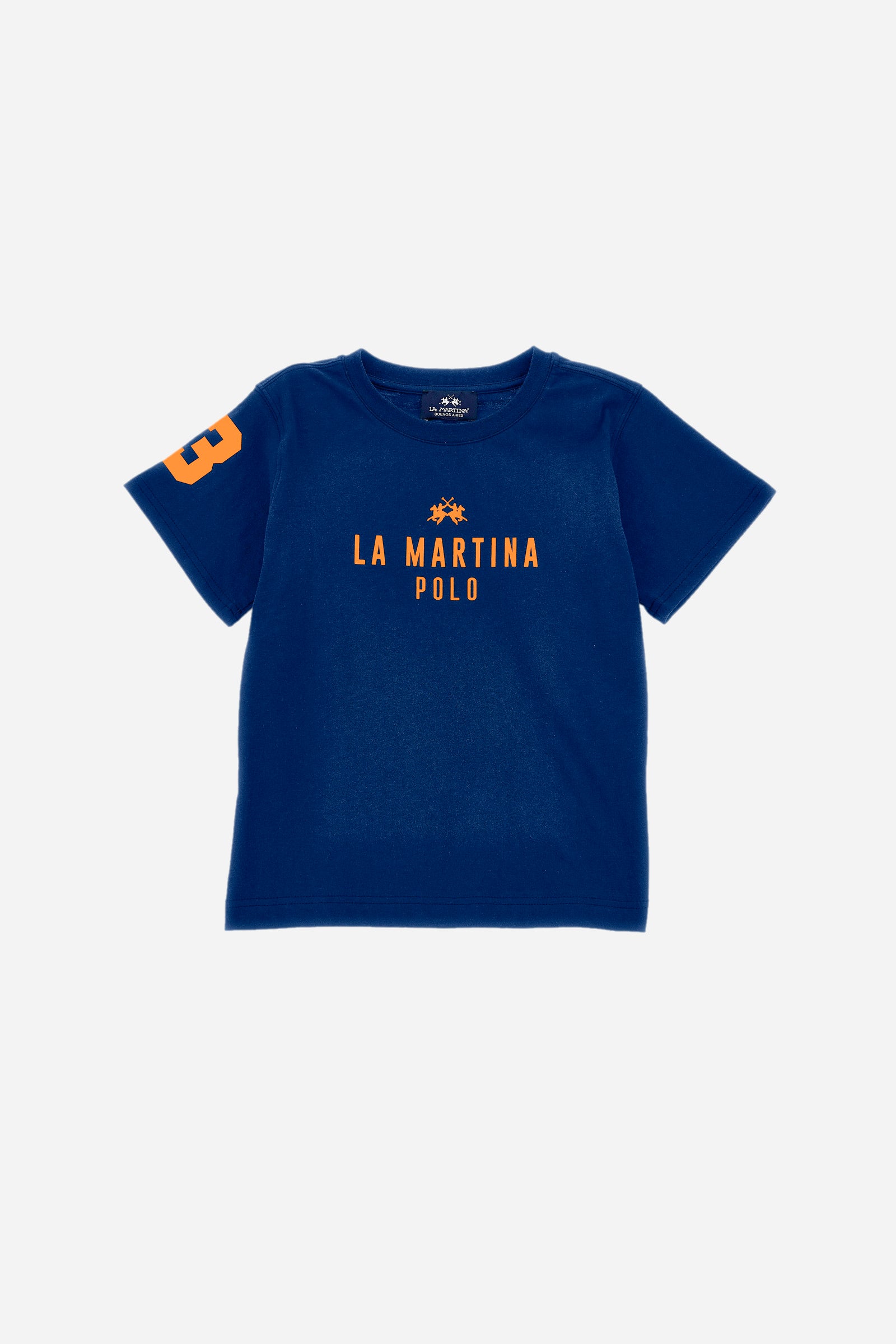 T-shirt da bambino a maniche corte in cotone