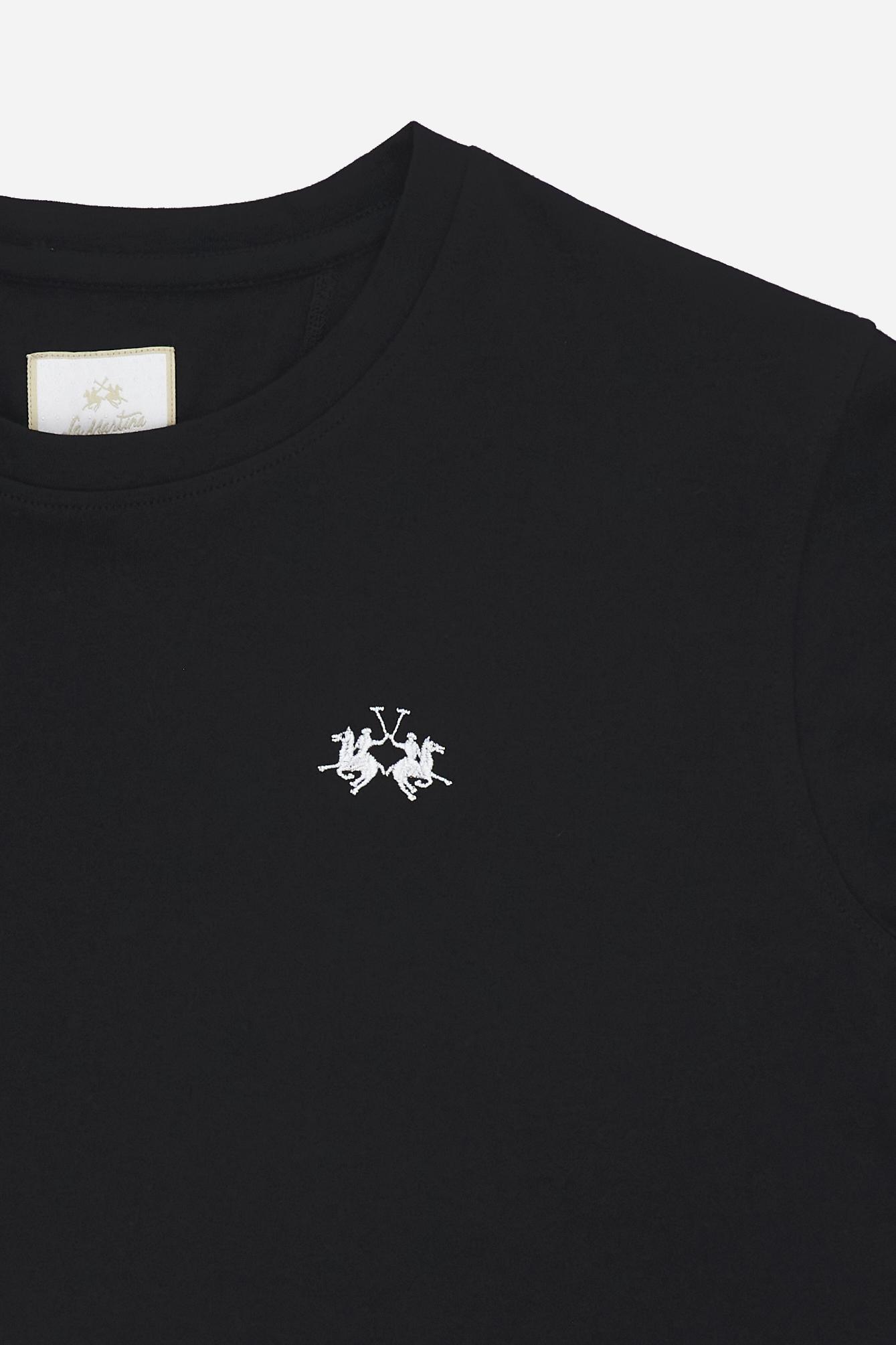 Damen-Baumwoll-Jersey-T-Shirt mit Logo – Casta