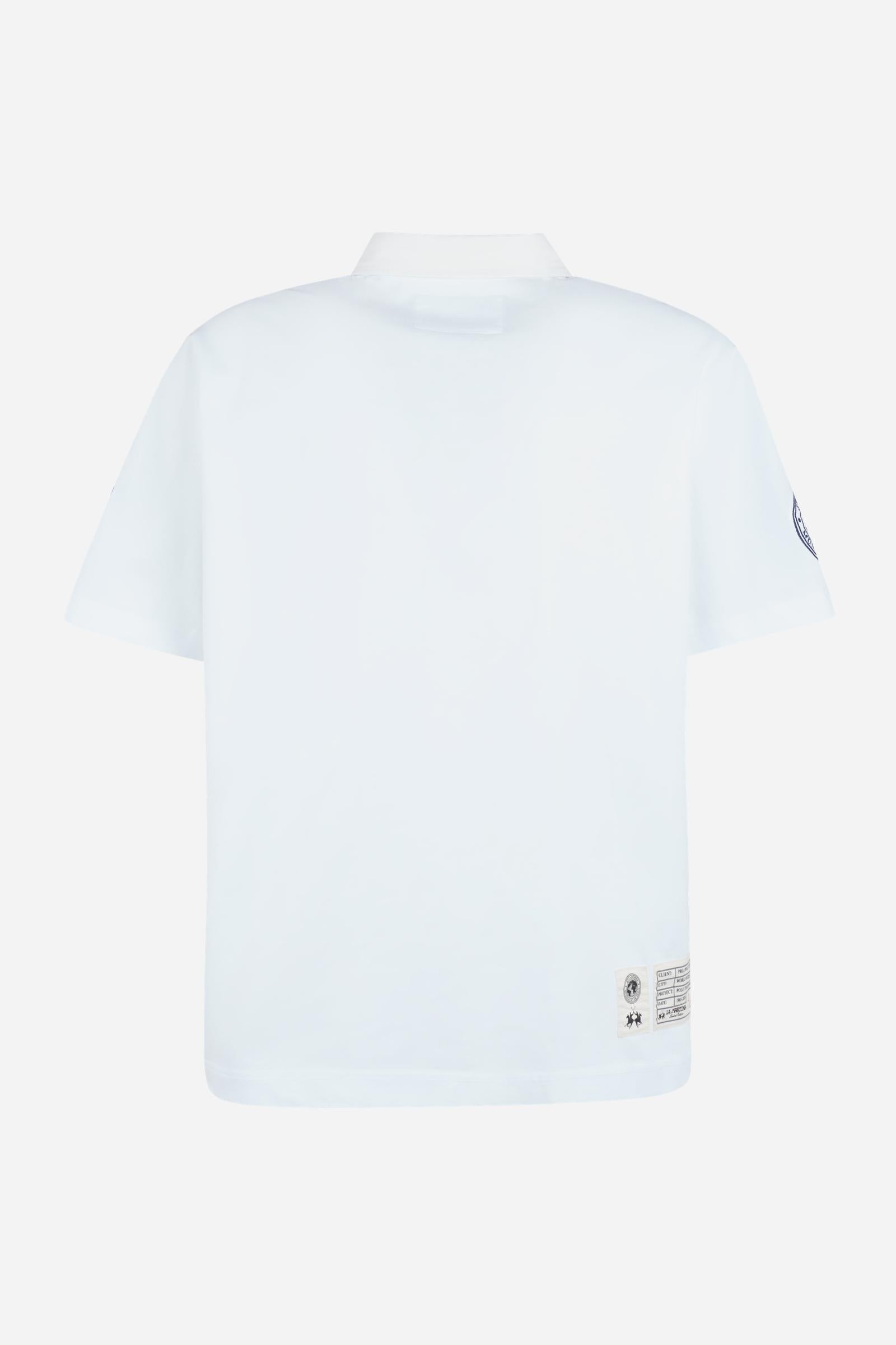 Polo manica corta in jersey di cotone – Limited Edition “Ride and Strike”