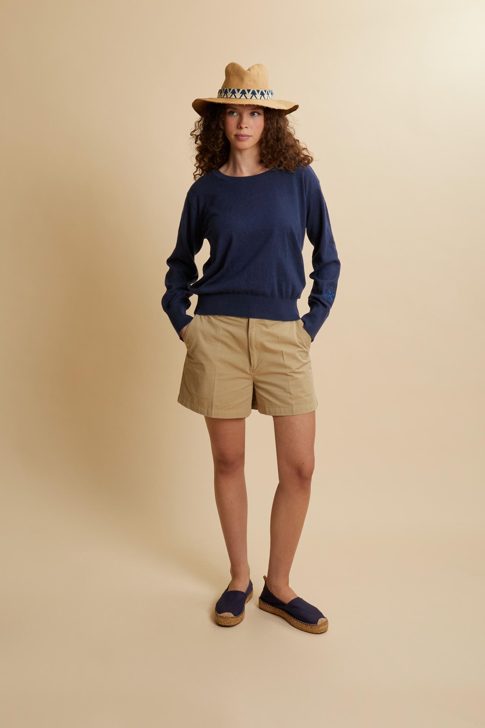 Women's sweater in cotton, wool and cashmere - Carlota