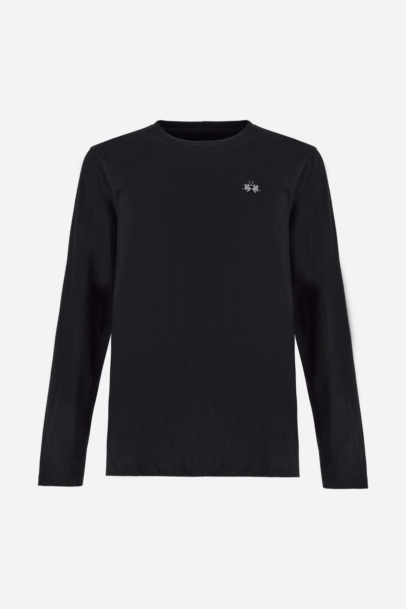 Men’s crew‑neck T‑shirt in cotton jersey basic - Benjy