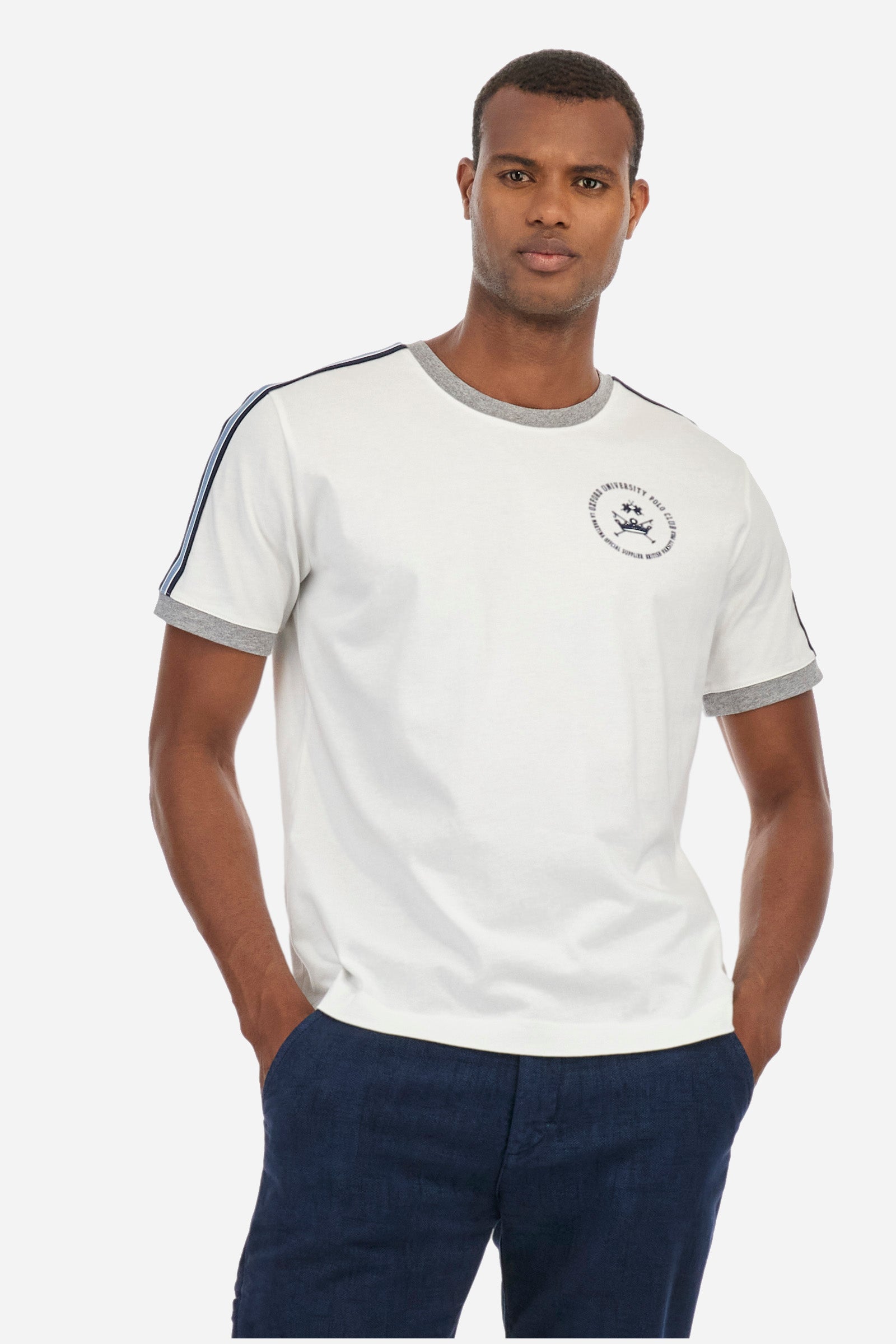 Remera de algodón de corte recto - Zaim