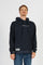 Men’s sweatshirt with long sleeves in solid color, with front pocket. The head is in soft cotton while the hood and edges are in synthetic fabric. The capsule logos in collaboration with Pininfarina are printed on the front. The regular fit adapts to any type of build, maintaining soft and comfortable lines. It’s a passe-partout, to wear with matching jogger pants or with a collection denim. The model is 187 cm tall and wears a size L. - Navy