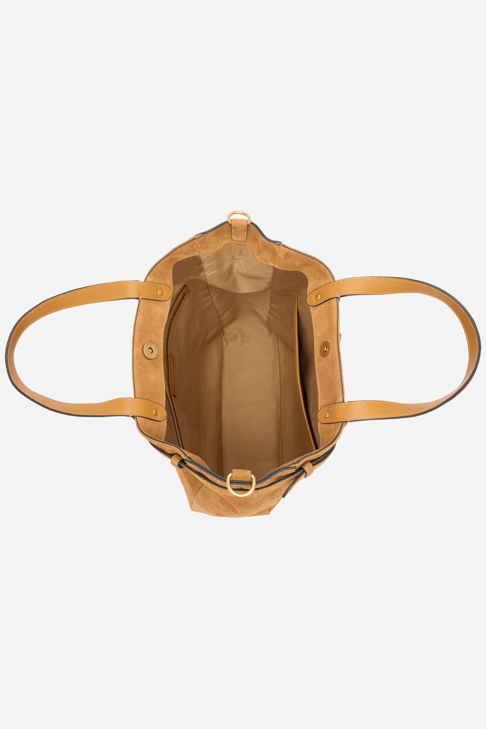 Suede leather shopping bag – Etherea